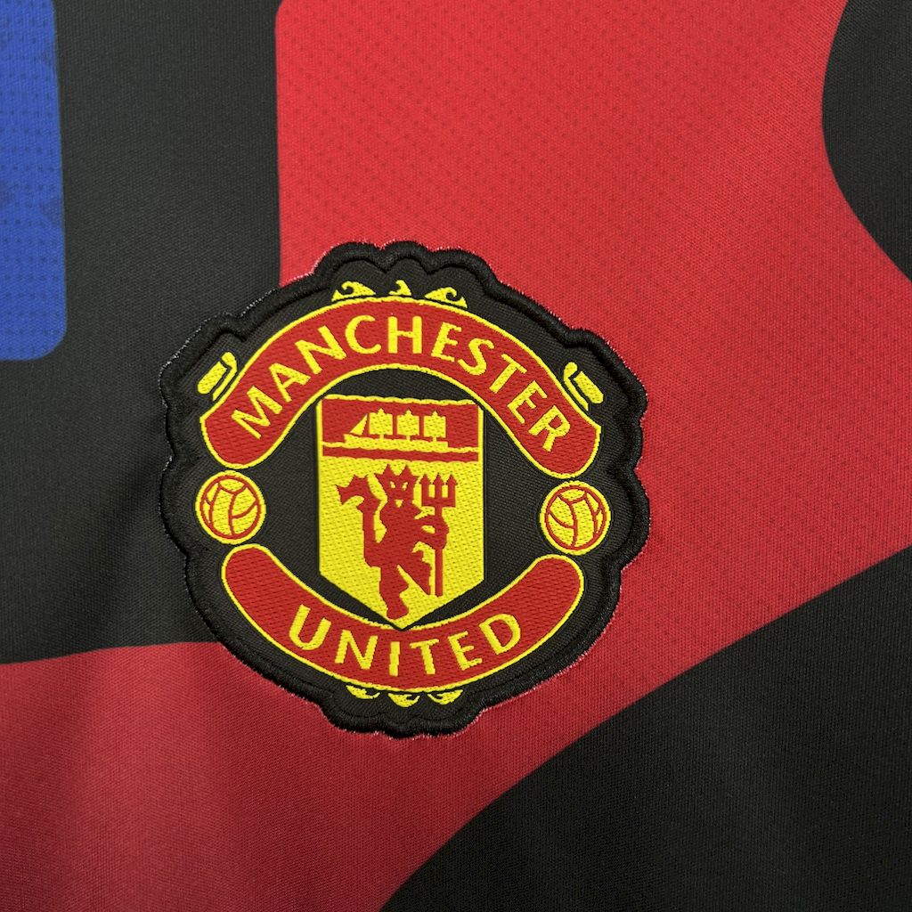 Manchester United 24-25 Pre-Match Traning Jersey - Fans Version - ReplicasJersey