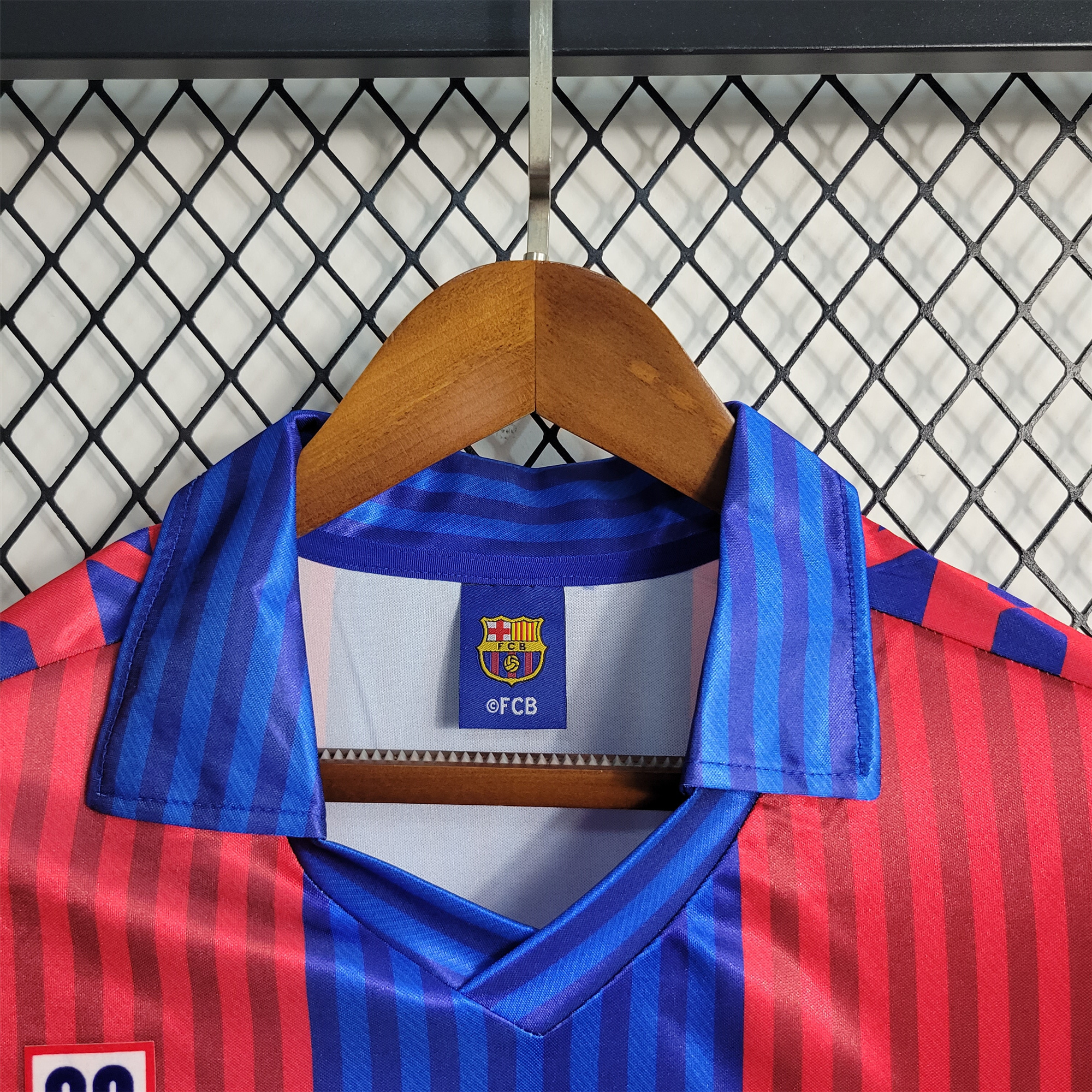 B.A.R.S.A Retro 90-92 Home Stadium Jersey - ReplicasJersey