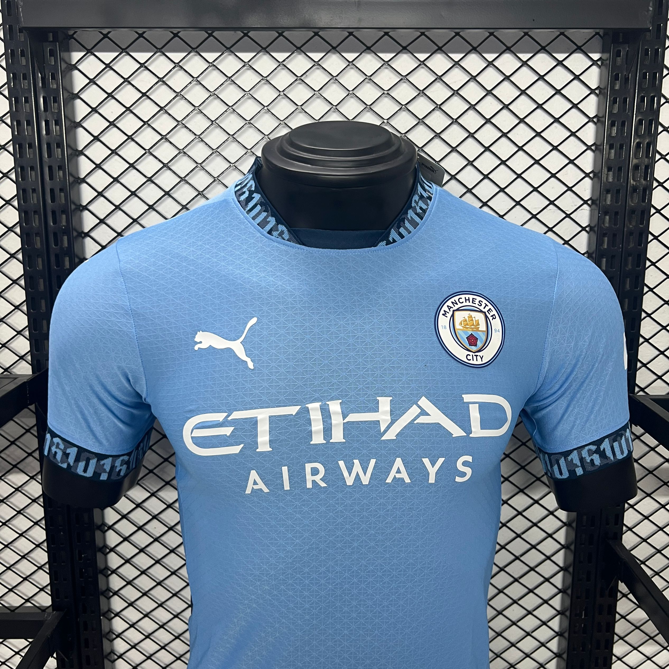 Manchester City 24-25 Home Stadium Jersey - Player Version - ReplicasJersey