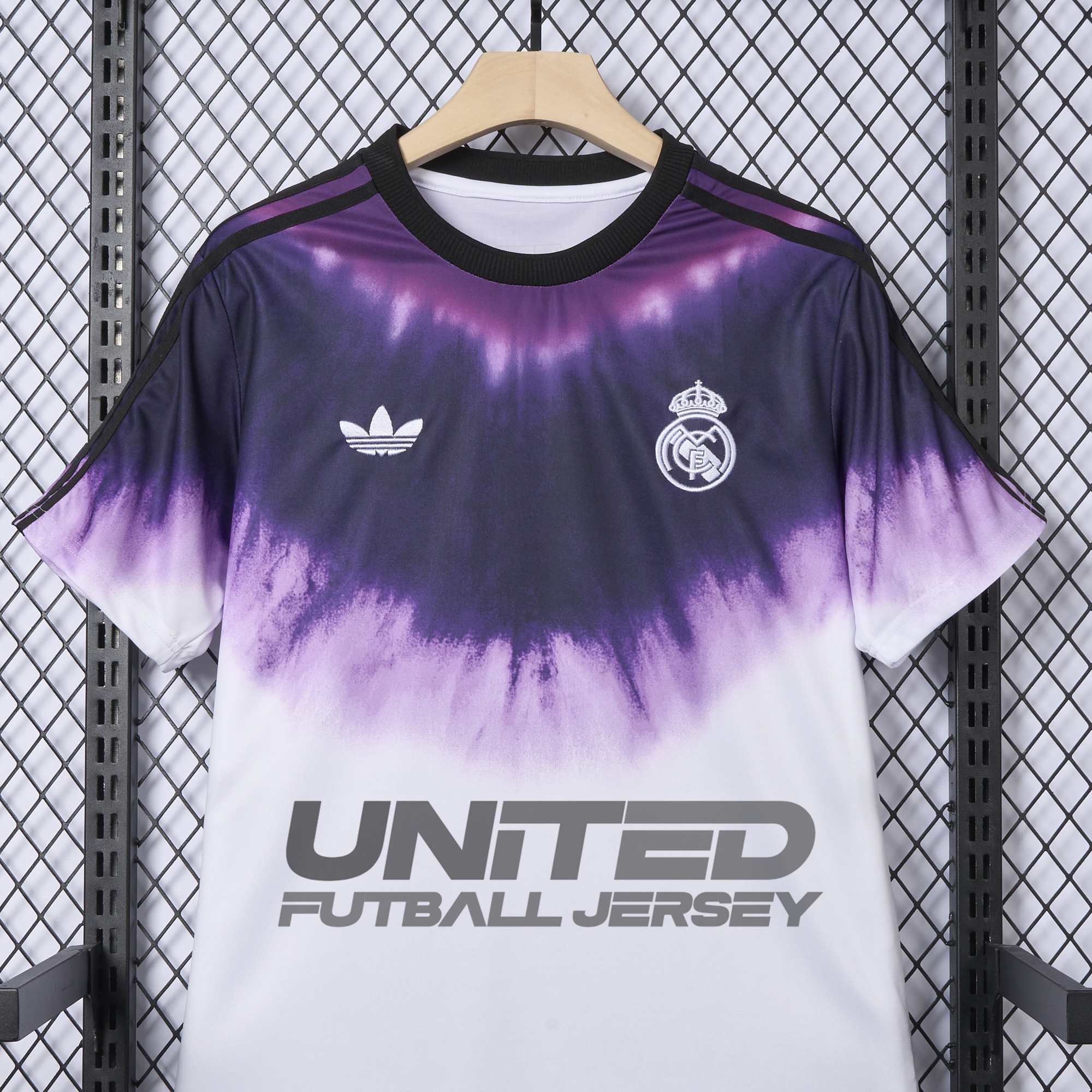 Real Madrid 24-25 White & Purple Spring Festival Special Edition Jersey - Fans Version - ReplicasJersey