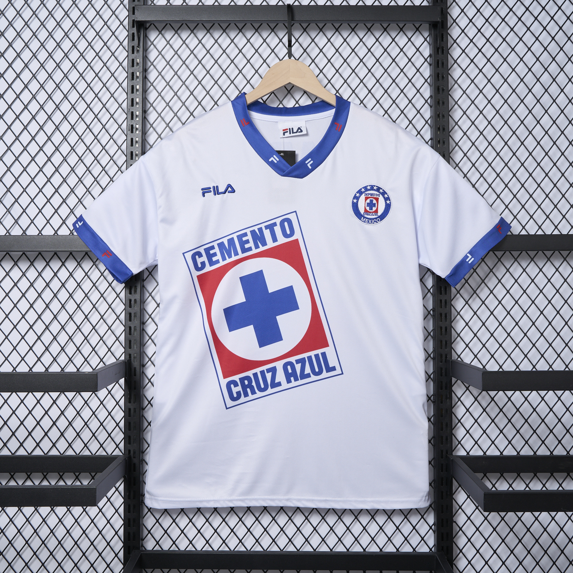 Retro Cruz Azul 1997-98 Away Jersey - Fans Version - ReplicasJersey