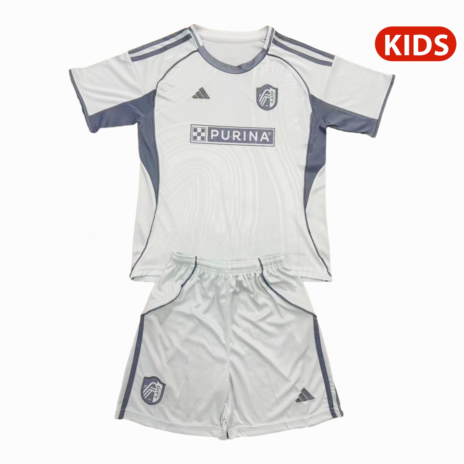 St. Louis City 25-26 Pre-Match Training Kids Kit - ReplicasJersey