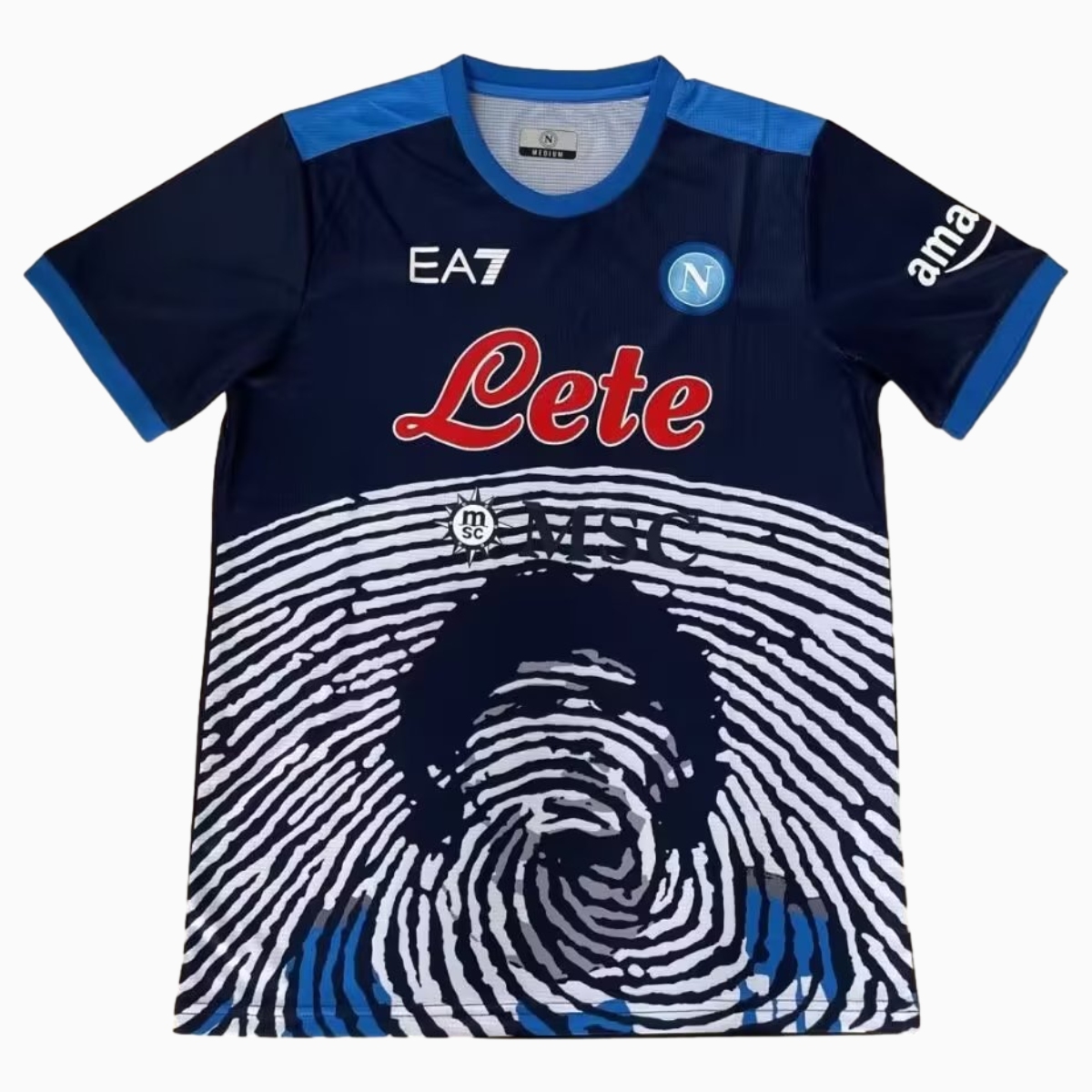Retro Napoli 2021-22 Maradona Special Edition Jersey - Blue - ReplicasJersey