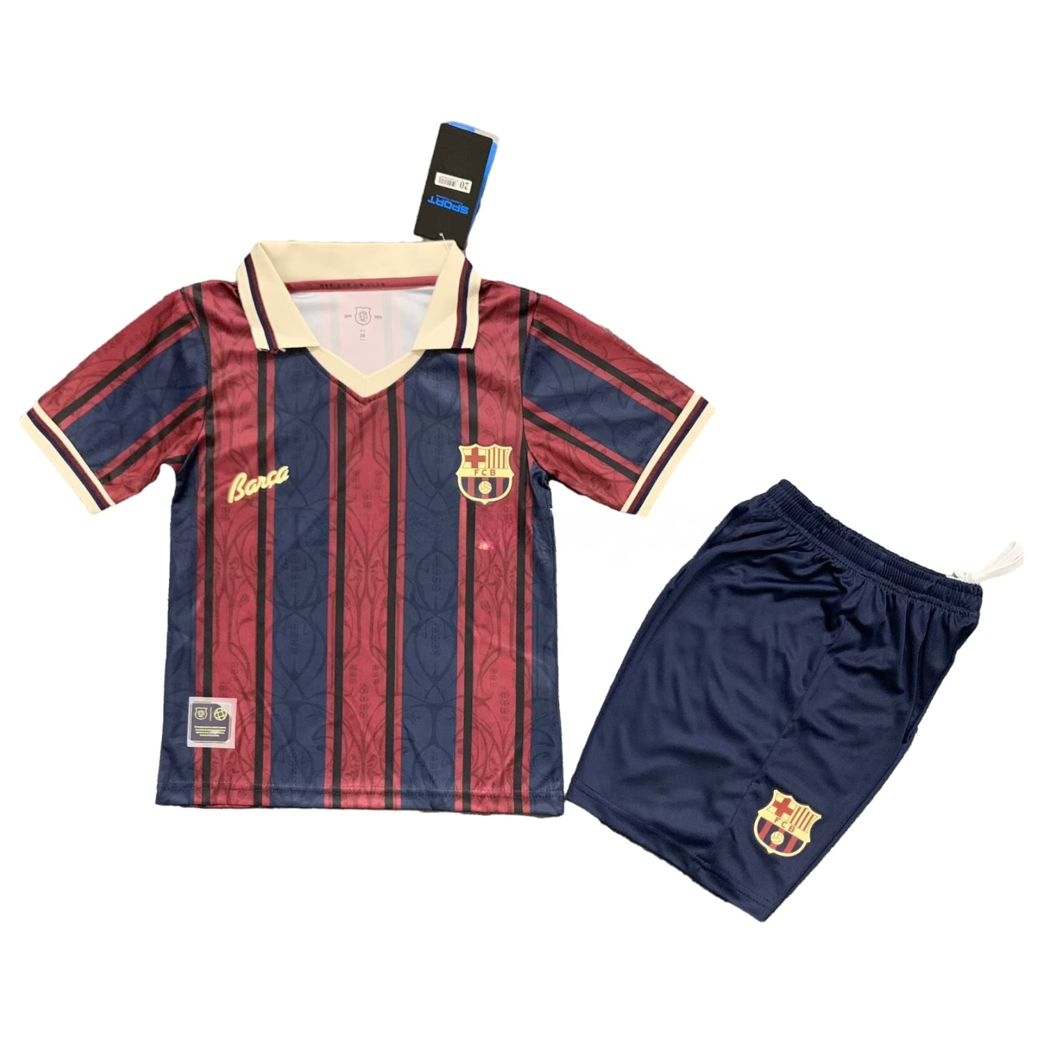 B.A.R.S.A 25-26 125th Anniversary Throwback Kids Kit - ReplicasJersey