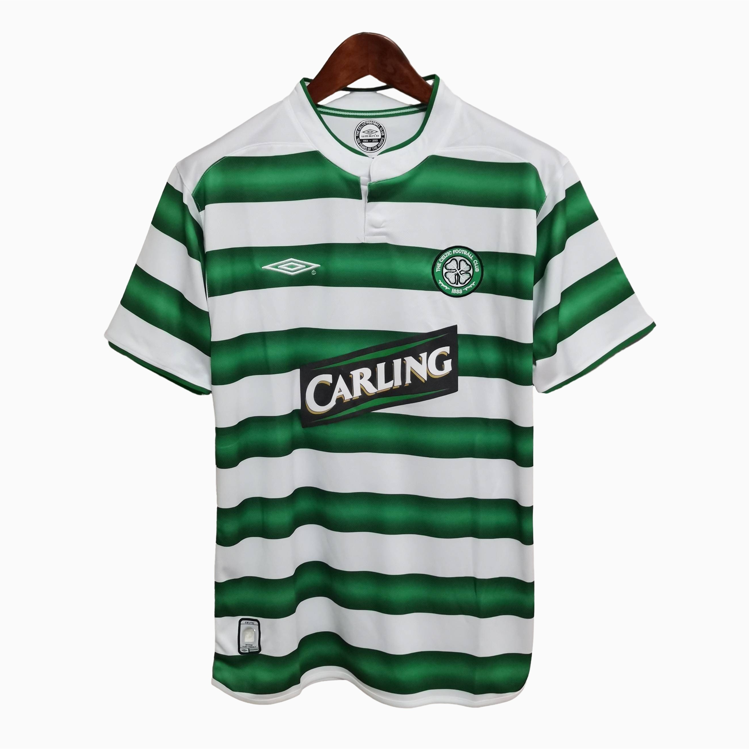 Retro Celtic 03-04 Home Stadium Jersey - ReplicasJersey