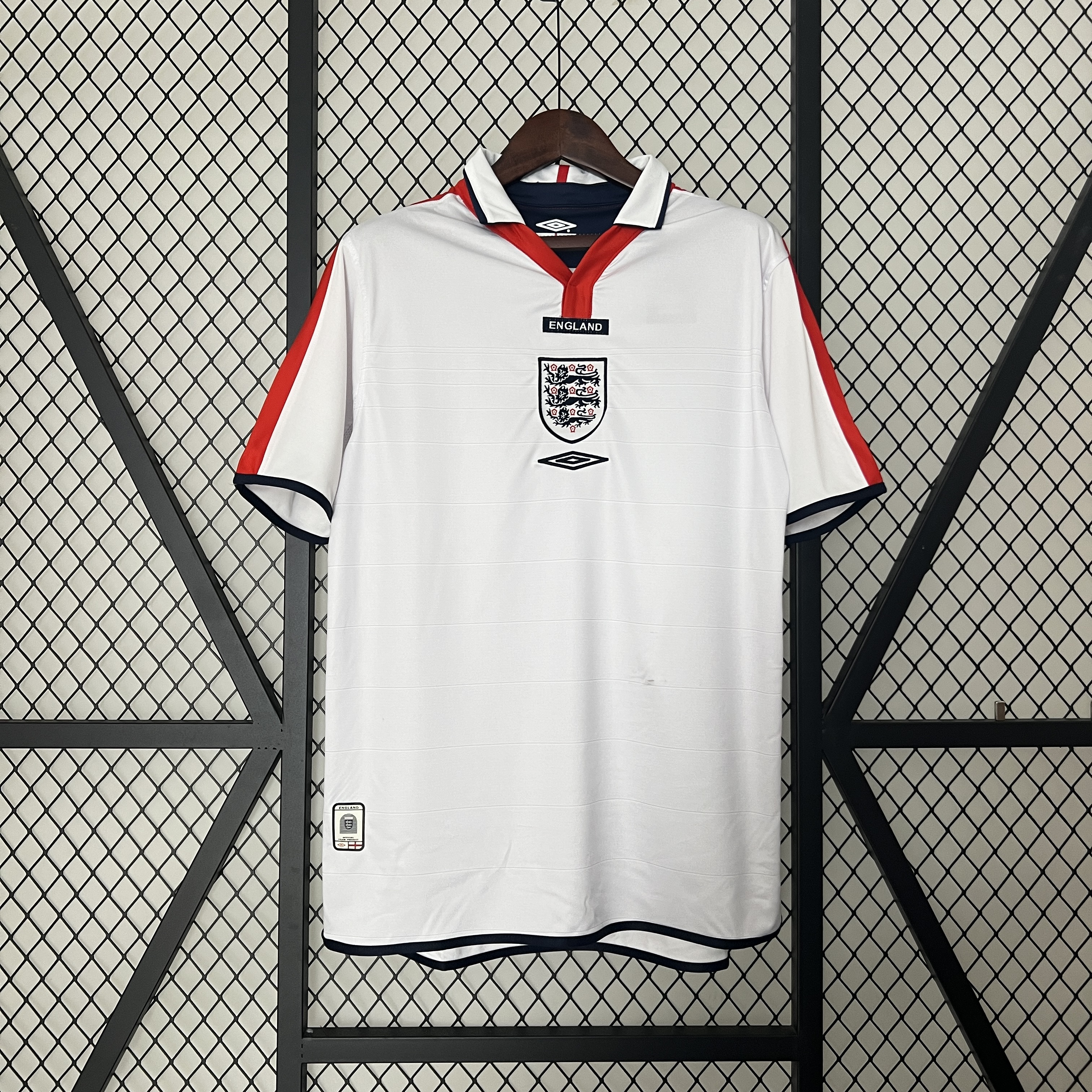 Retro England 2004 Home Stadium Jersey - ReplicasJersey