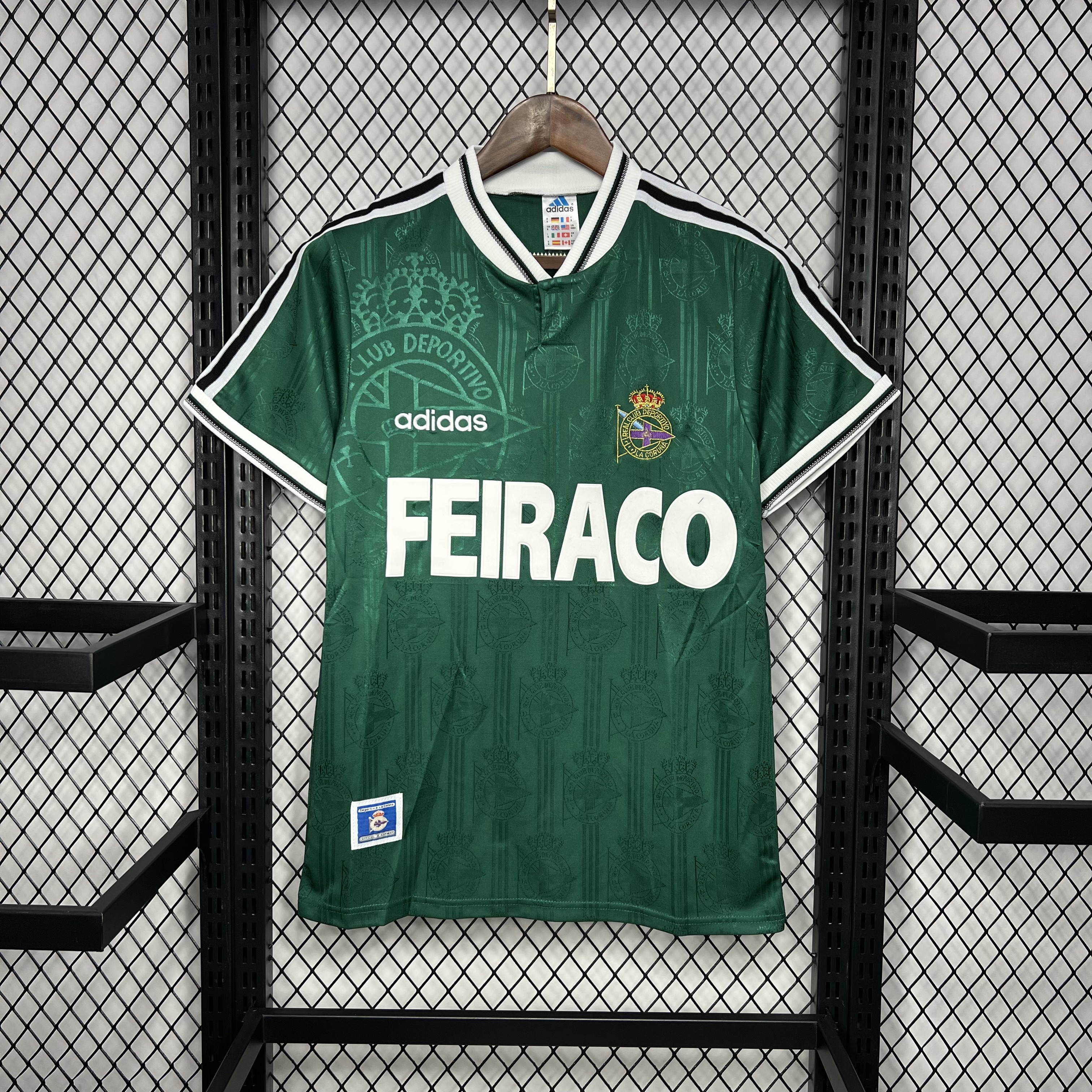 Retro Deportivo de La Coruña 1999-00 Away Jersey - ReplicasJersey