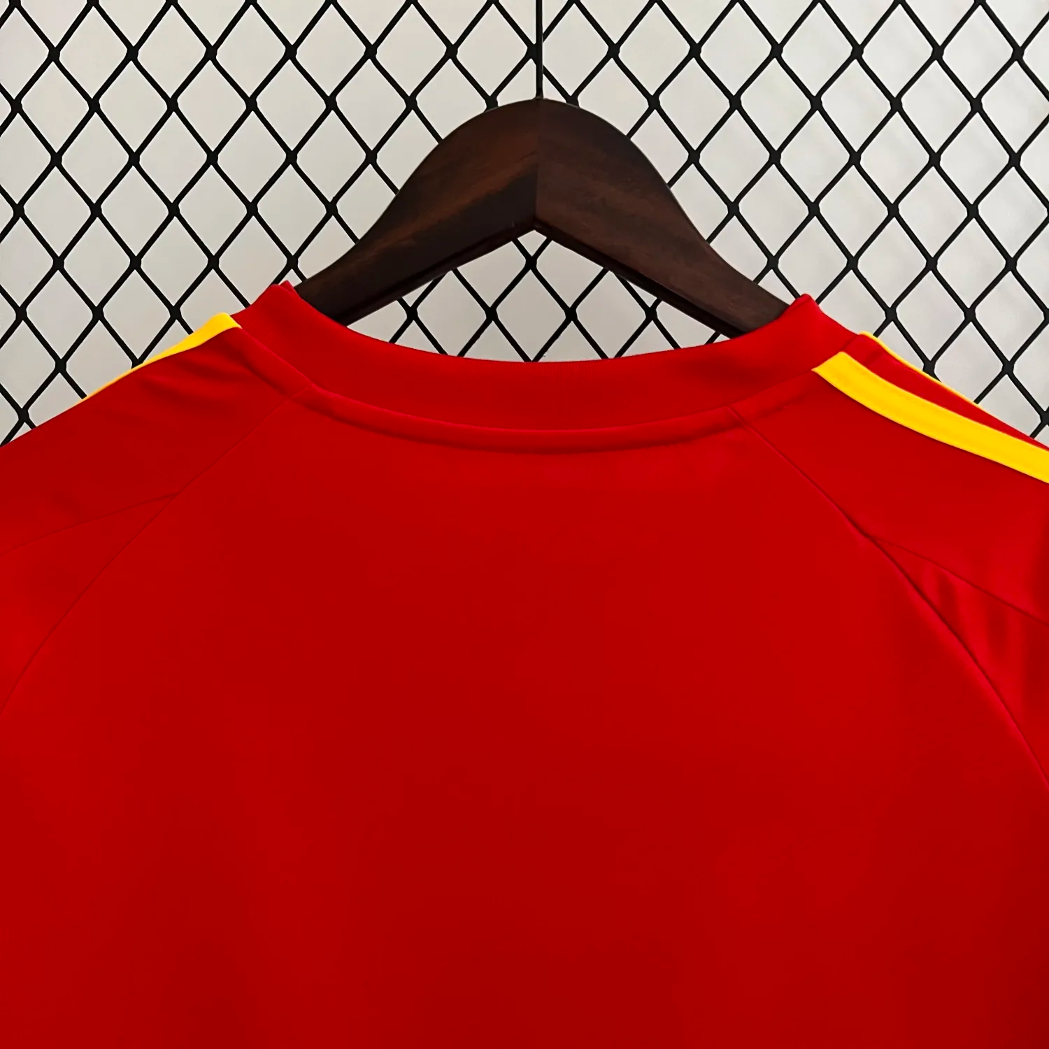 Retro Spain 2008 Home Stadium Jersey - ReplicasJersey