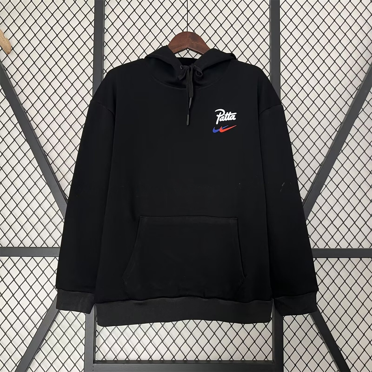 B.A.R.S.A x Patta 25-26 Black Unisex Pullover Hoodie - ReplicasJersey