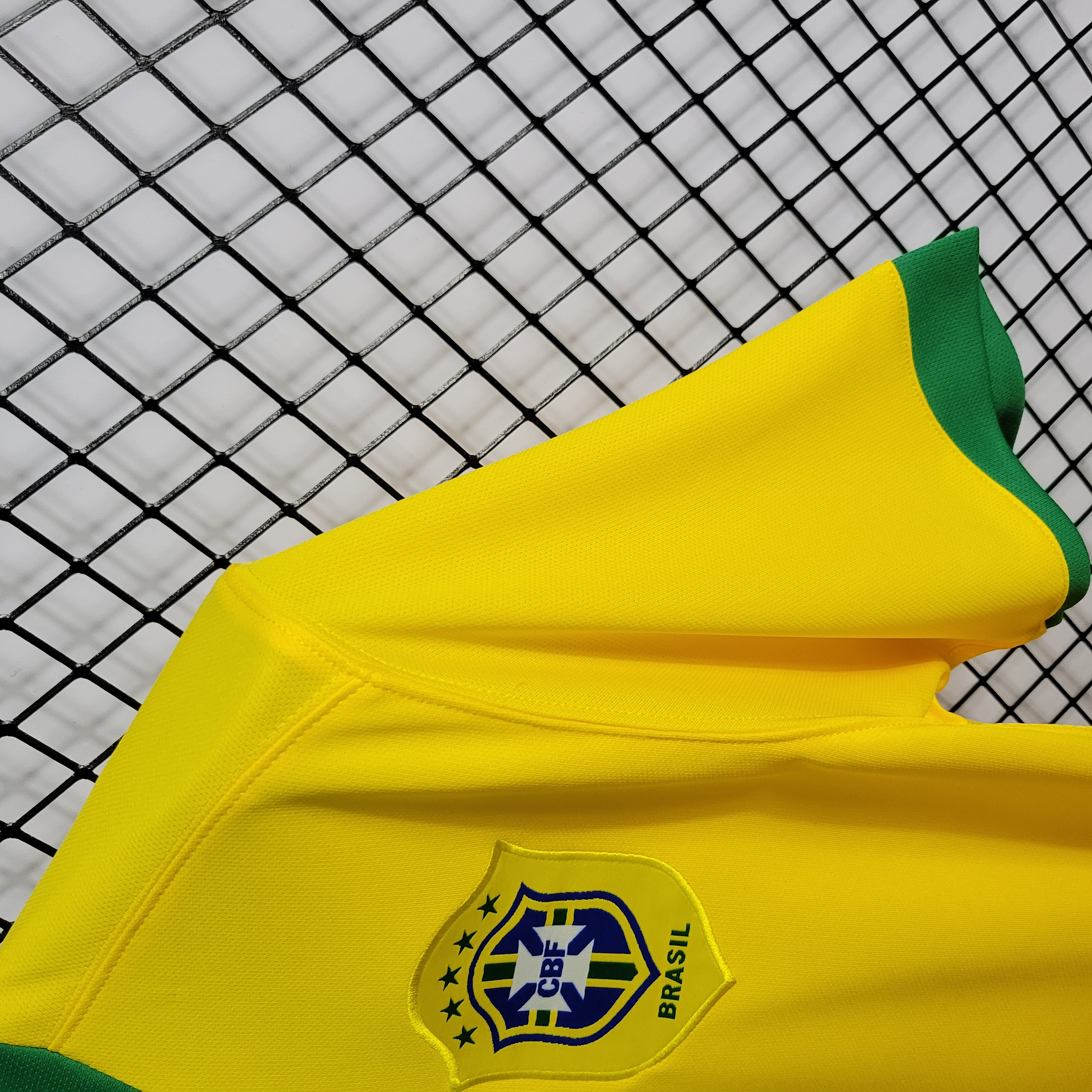 Retro Brazil 2006 Home Stadium Jersey - ReplicasJersey