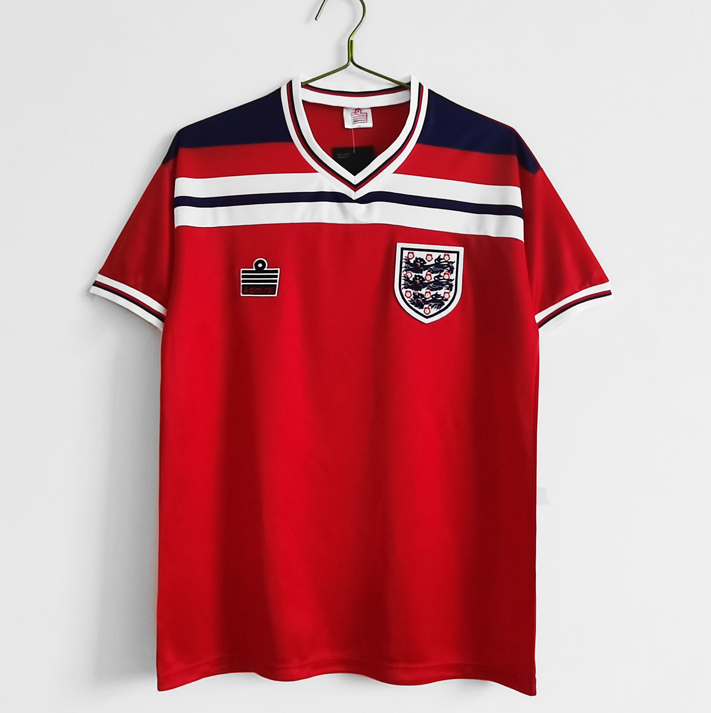 Retro England 1982 Away Stadium Jersey - ReplicasJersey