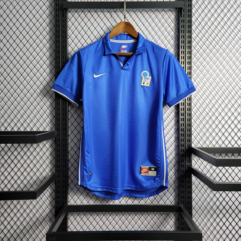 Retro Italy 1998 Home Stadium Jersey - ReplicasJersey