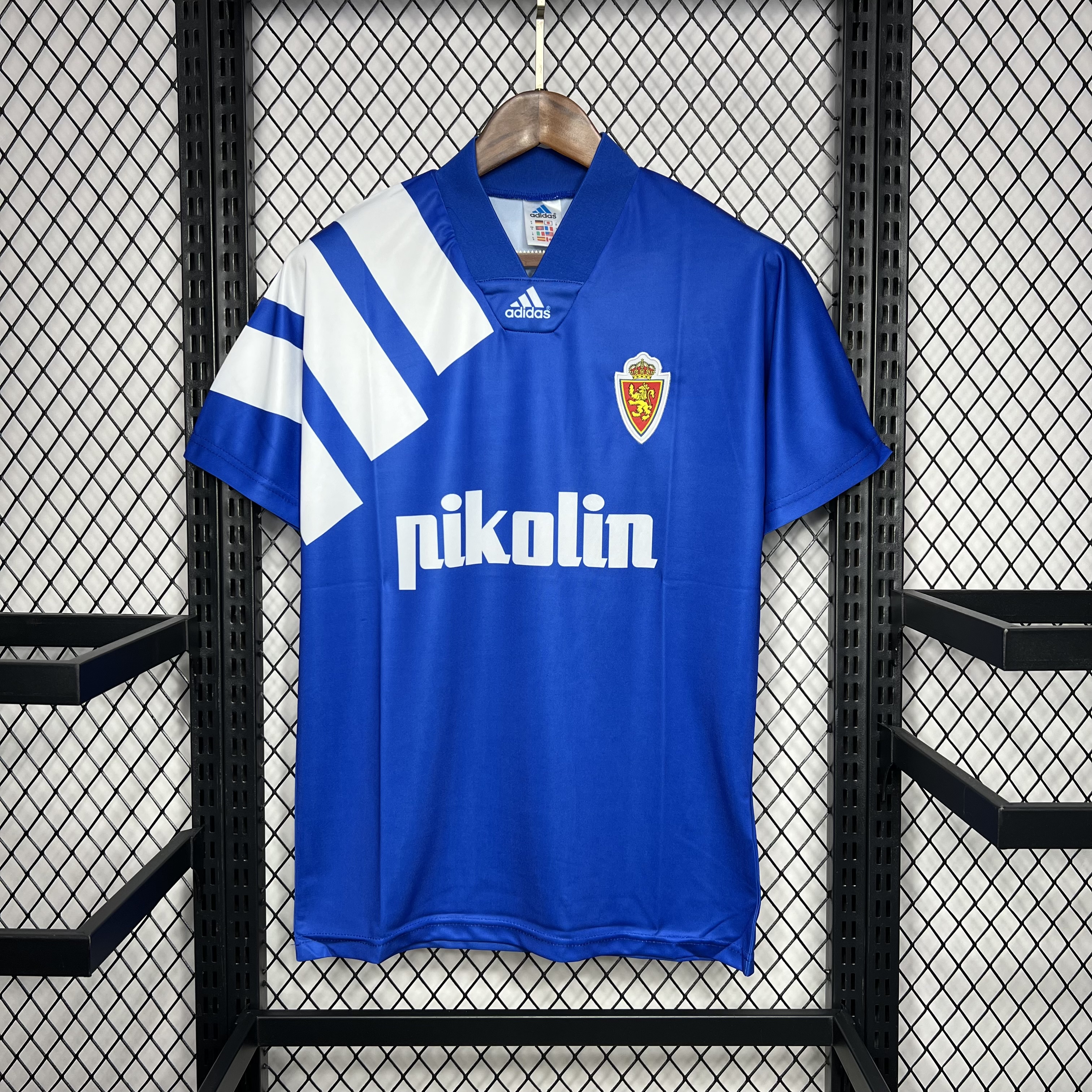Retro Real Zaragoza 1992-93 Away Jersey - ReplicasJersey