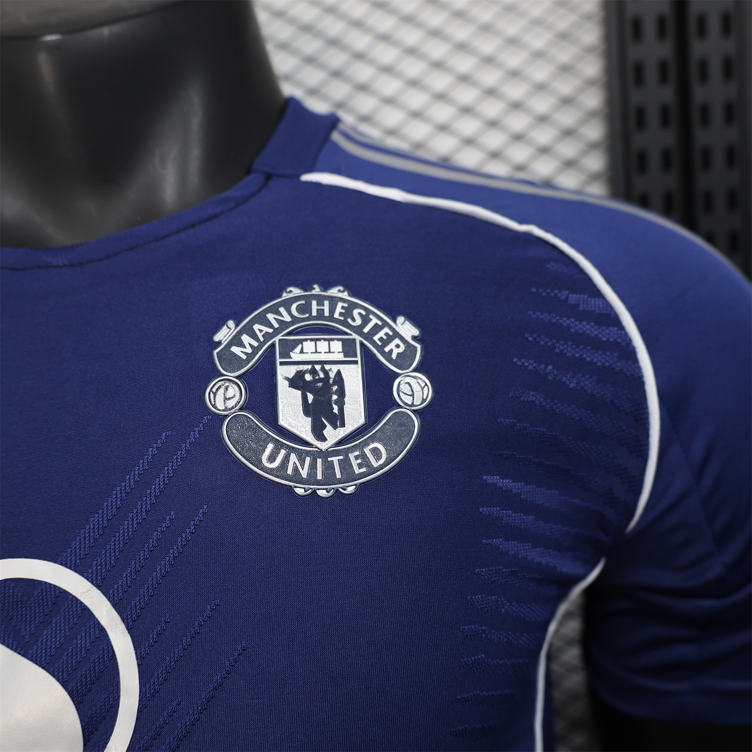Manchester United 25-26 Blue Training Jersey - Player Version - ReplicasJersey