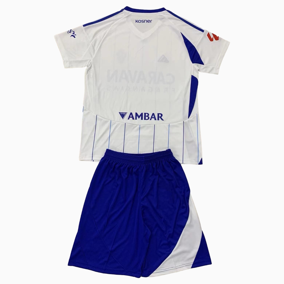 Real Zaragoza 24-25 Home Kids Kit - ReplicasJersey