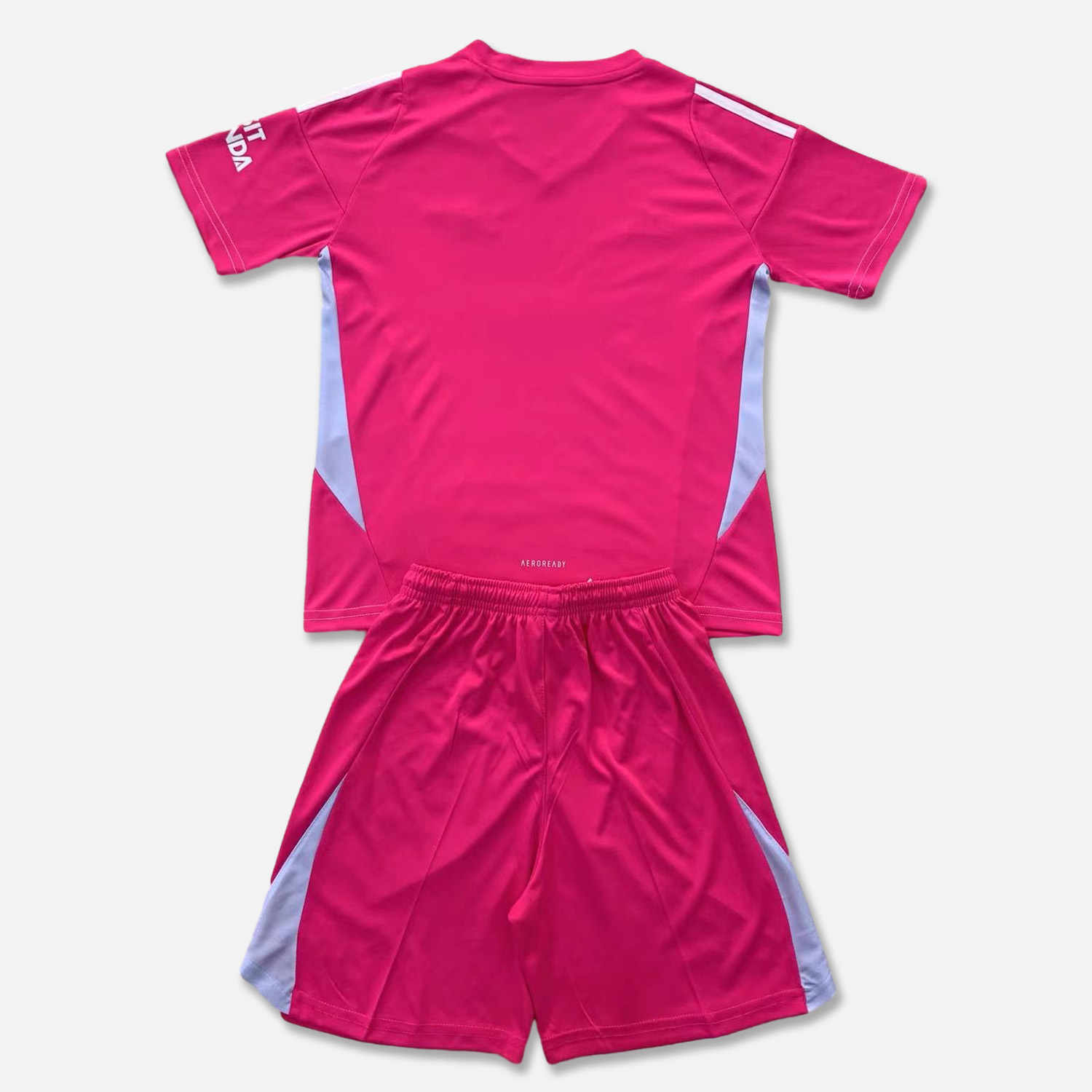 Arsenal 24-25 Pink Goalkeeper Kids Kit - ReplicasJersey