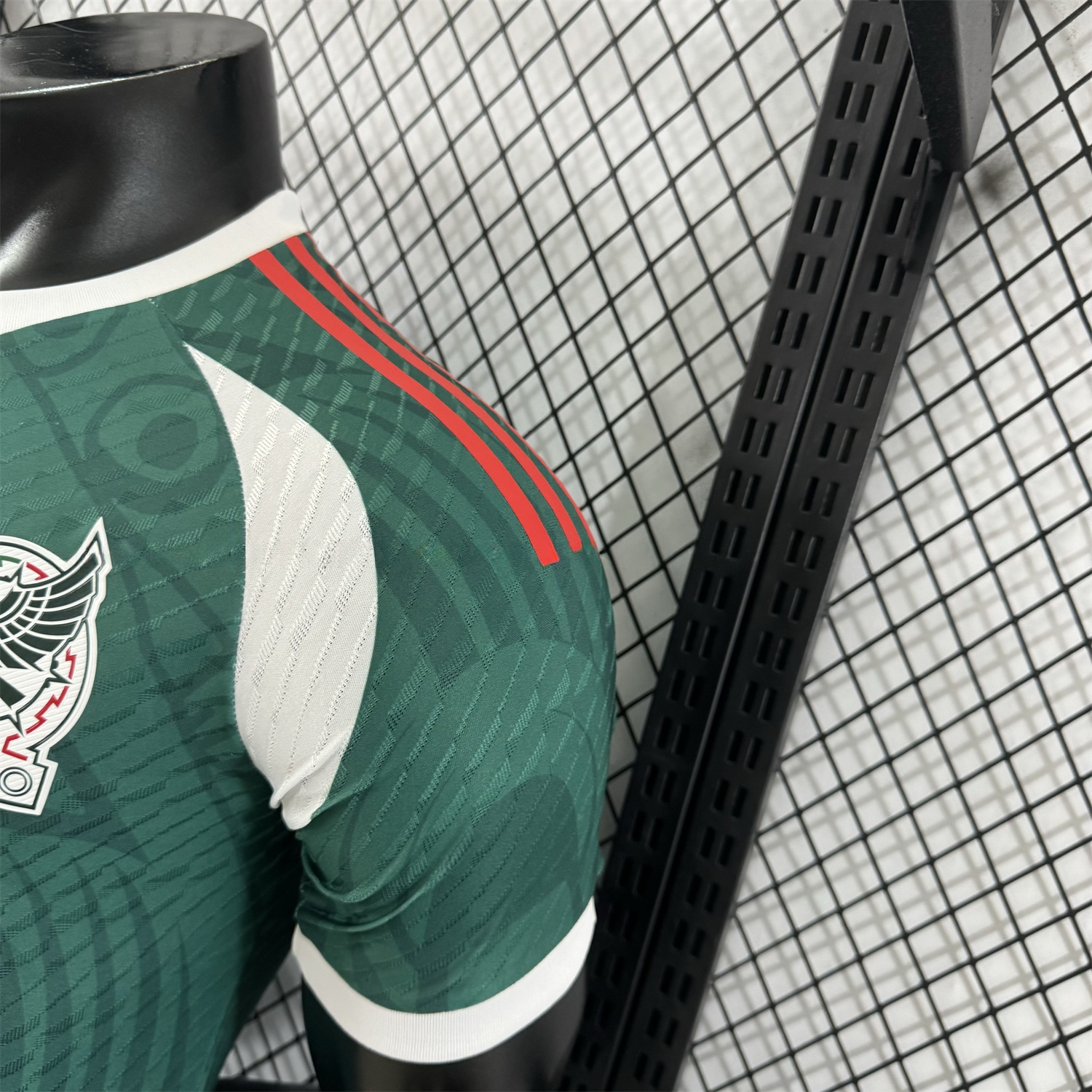 Mexico 25-26 Green Human Face Shaped Pattern Special Jersey - Player Version - ReplicasJersey