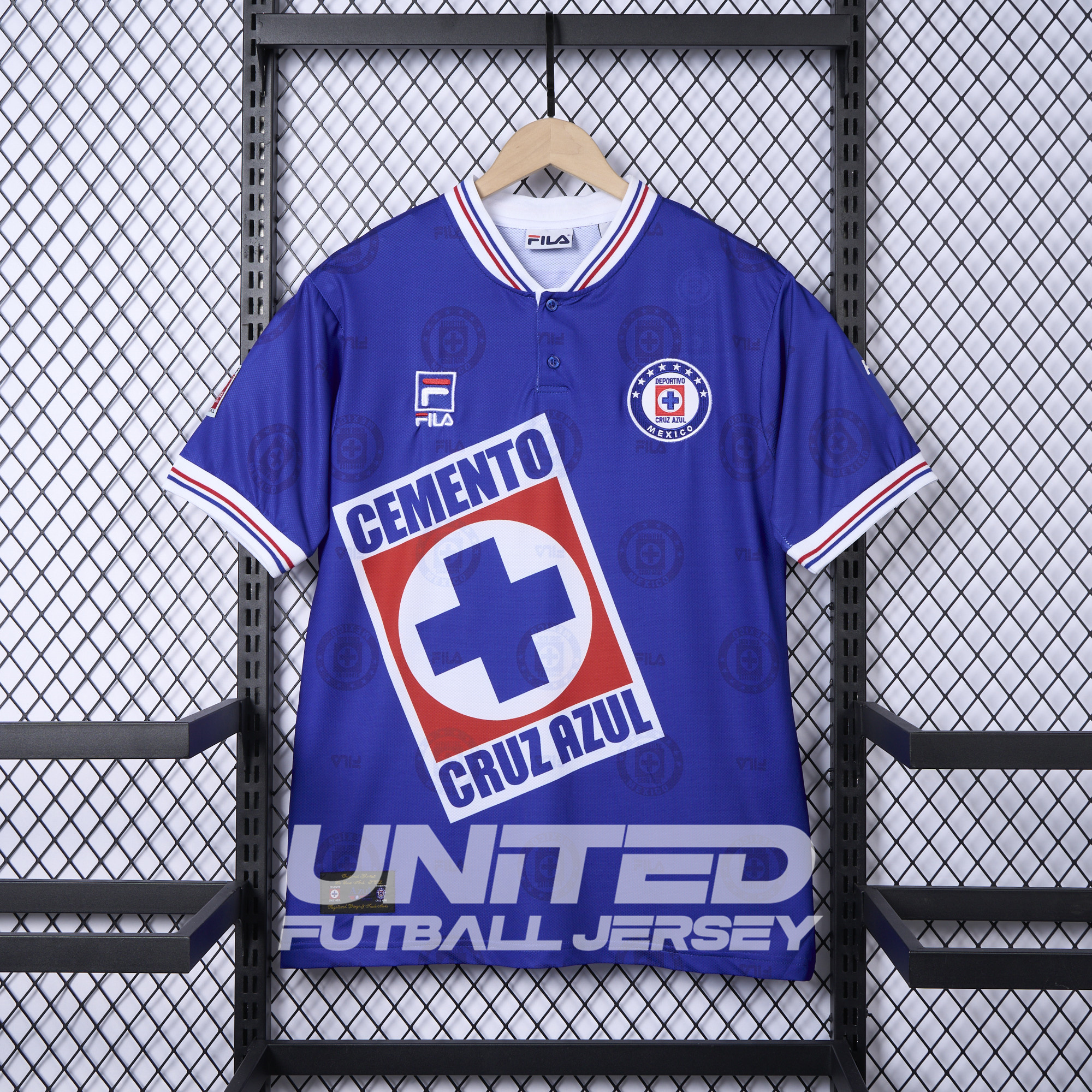Retro Cruz Azul 1998-99 Home Stadium Jersey - Fans Version - ReplicasJersey