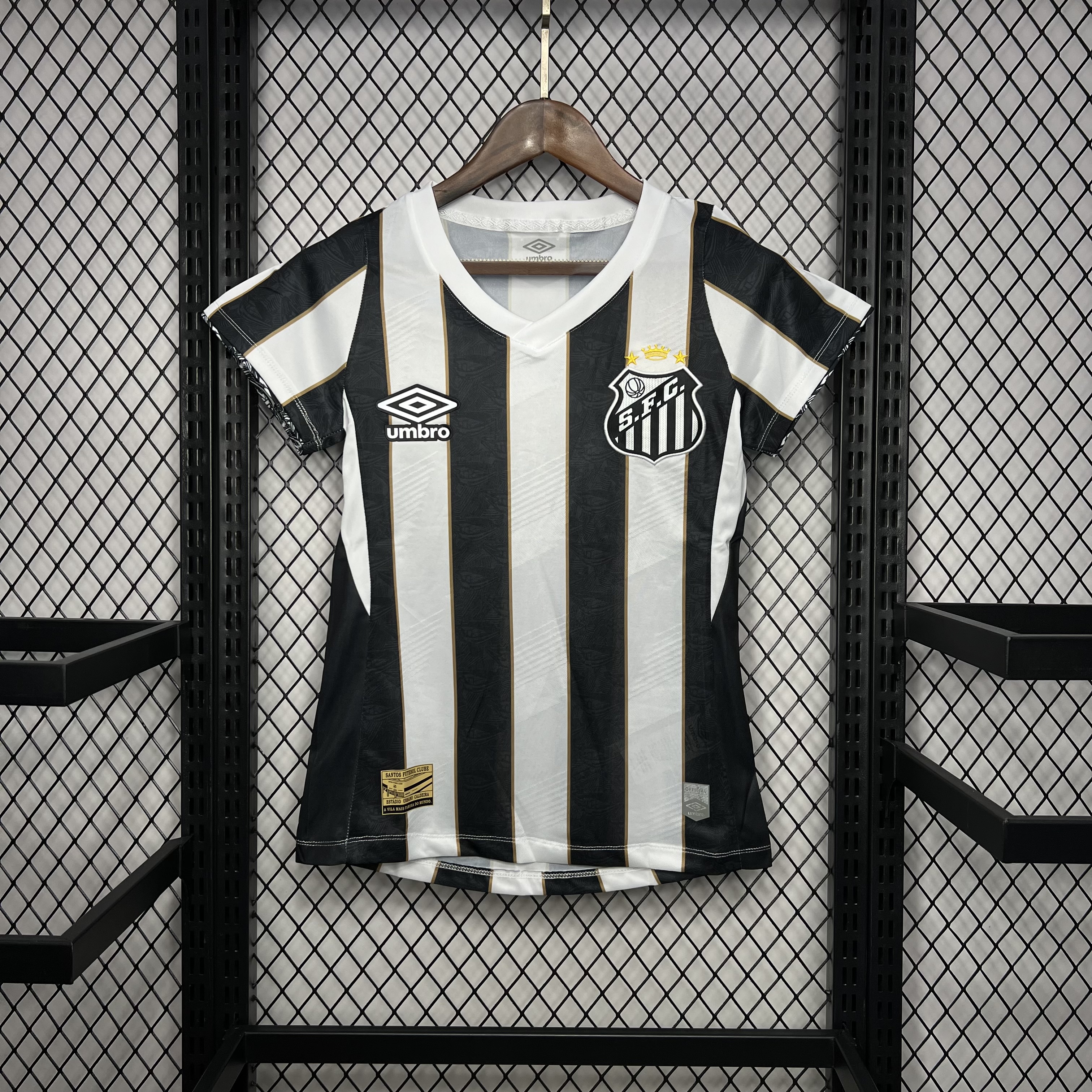 Women's Santos 24-25 Away Unsponsored Jersey - Fans Version - ReplicasJersey