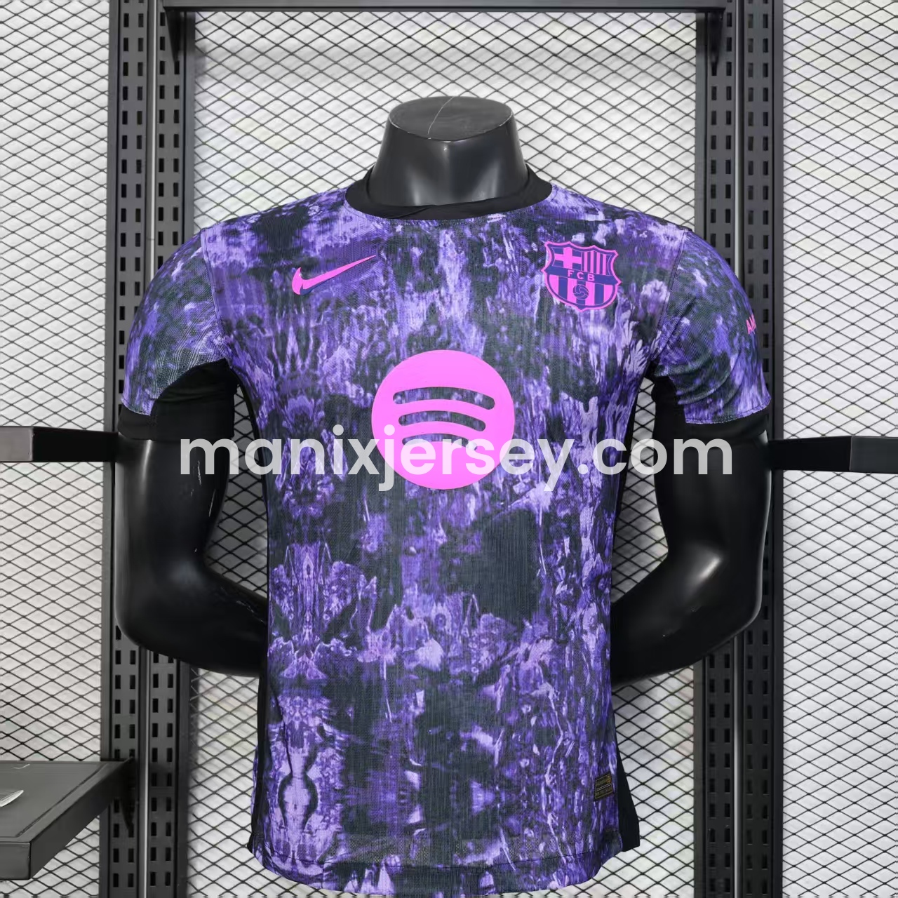 B.A.R.S.A 25-26 Purple Rock Pattern Jersey - Player Version - ReplicasJersey