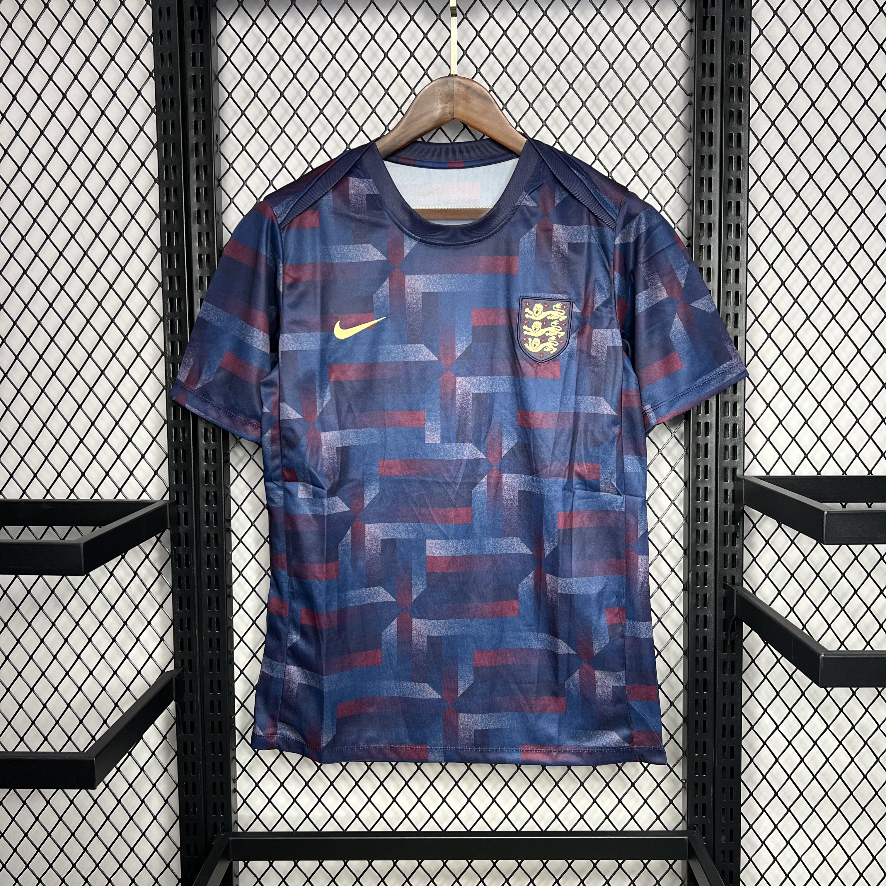 England 2024 Pre-match Training Jersey - Fans Version - ReplicasJersey