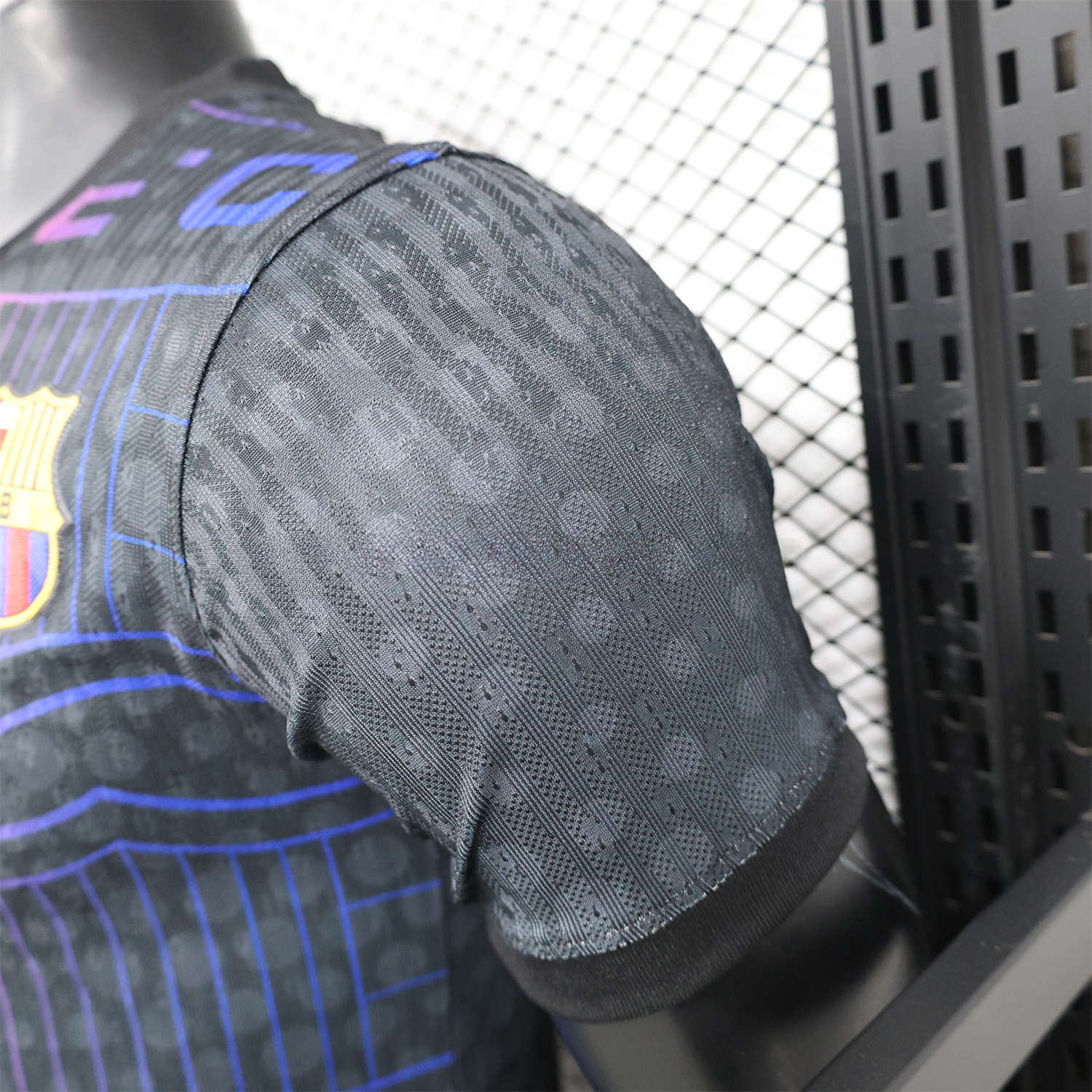 B.A.R.S.A 24-25 Black Fluorescent ICON Special Edition Jersey - Player Version - ReplicasJersey