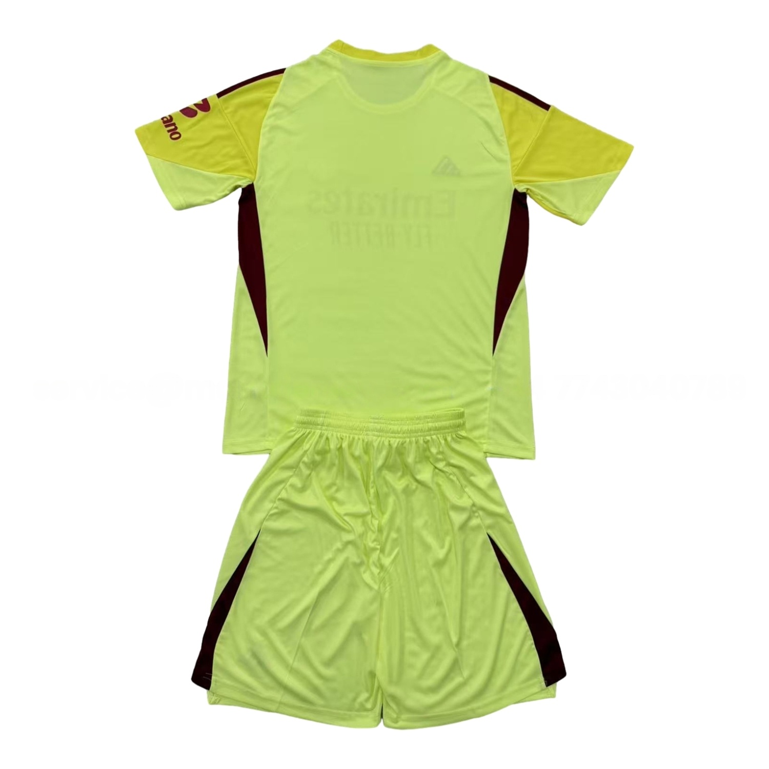 Benfica 25-26 Yellow Goalkeeper Men's Adult Jersey Set - Fans Version - ReplicasJersey