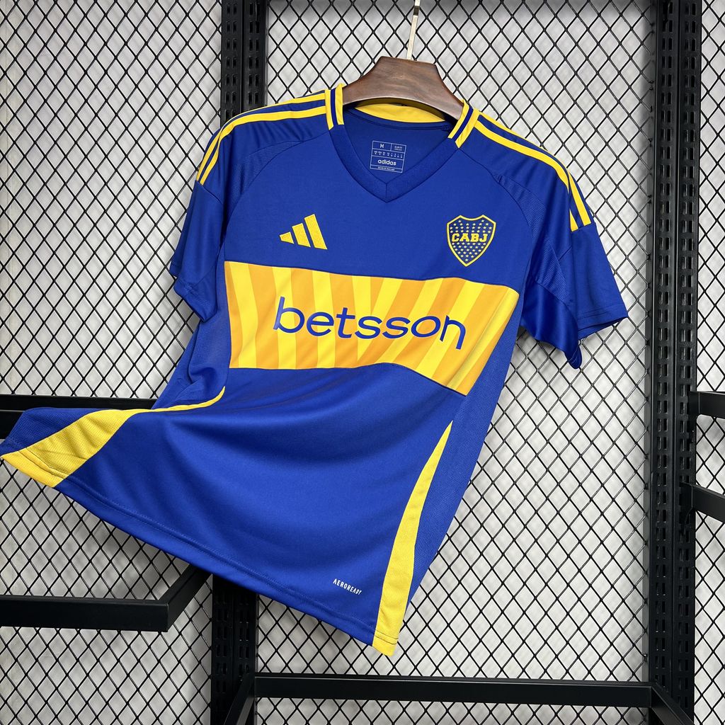 Boca Juniors 24-25 Home Stadium Jersey - Fans Version - ReplicasJersey