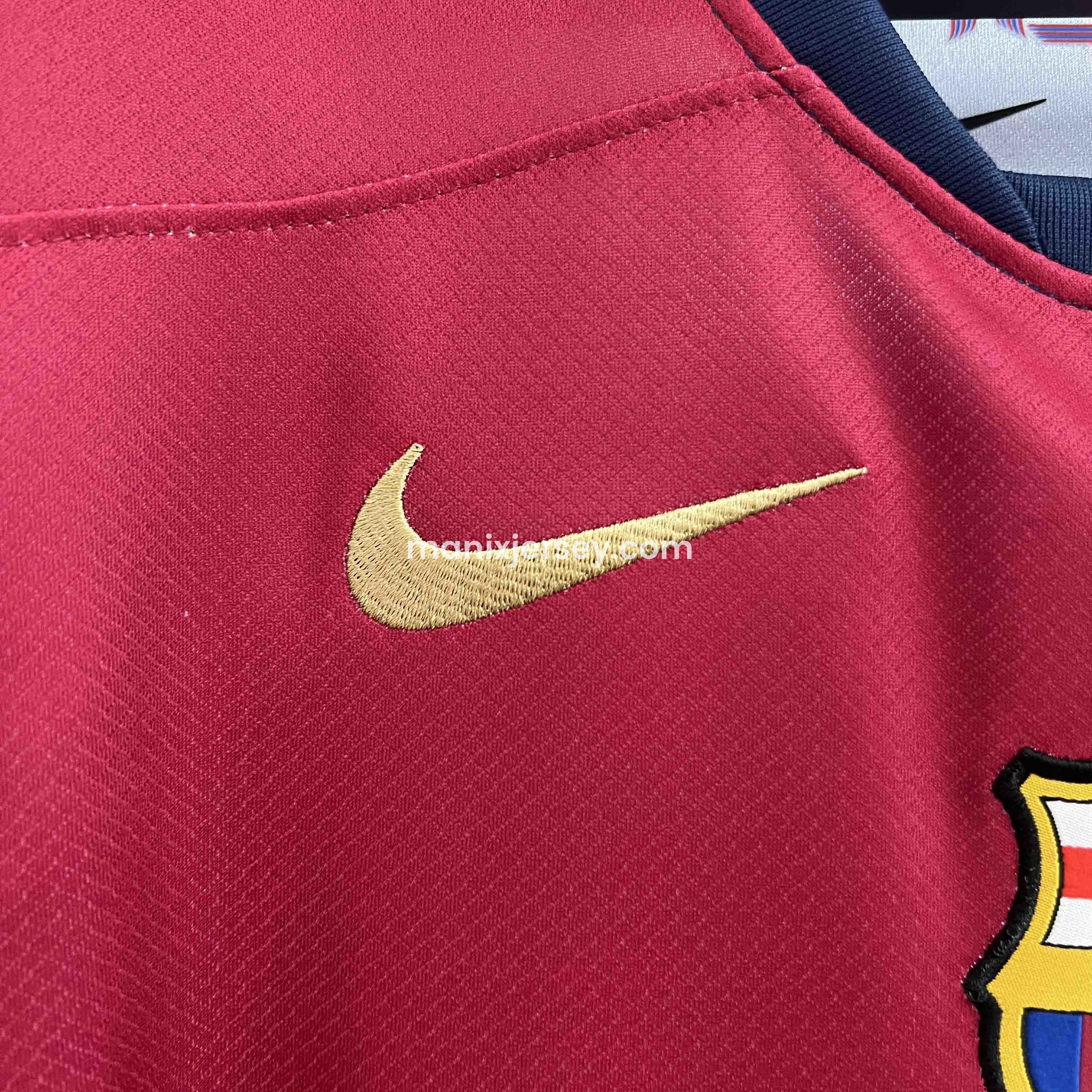 【Copa del Rey Patch Set】B.A.R.S.A 24-25 Home Jersey - Fans Version - ReplicasJersey