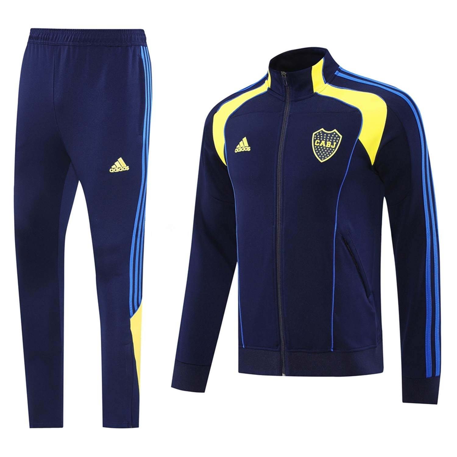 Boca Juniors 25-26 Jacket Training Tracksuit - Royal Blue Jackets & Pants - ReplicasJersey