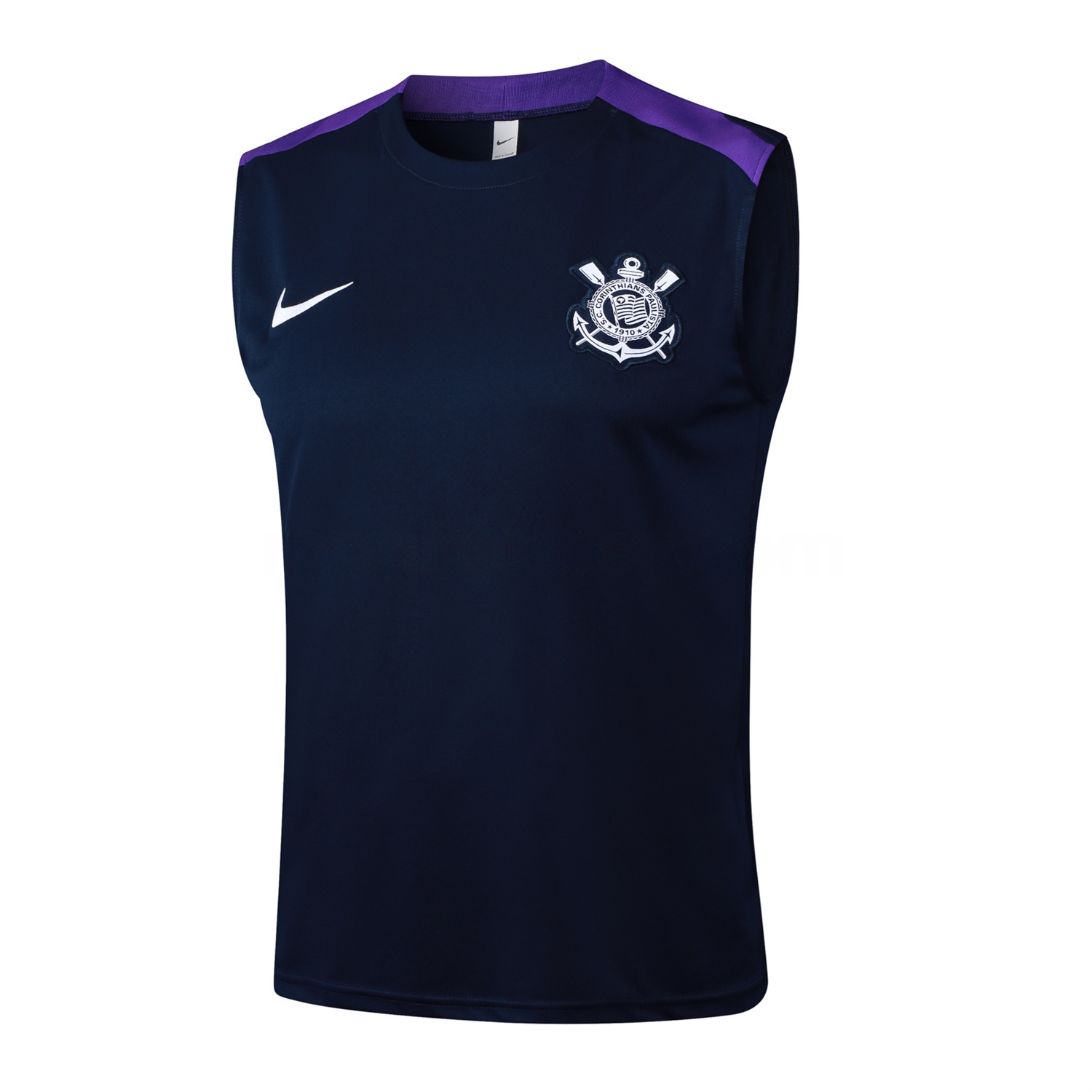 Corinthians 25-26 Vest Training Set - Deep Blue Black Vest and Shorts - ReplicasJersey