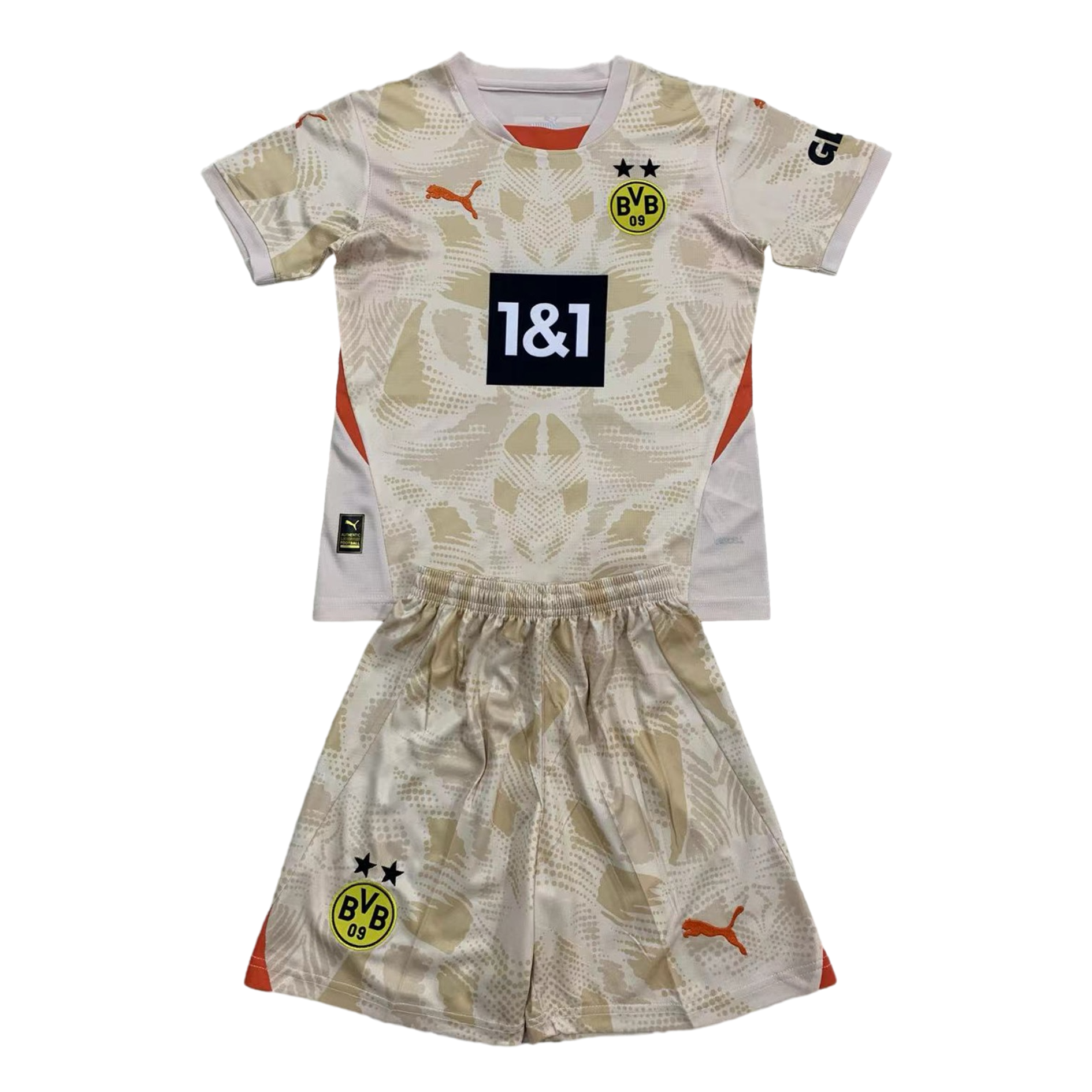 Dortmund 24-25 Goalkeeper Kids Kit - Mud Yellow - ReplicasJersey