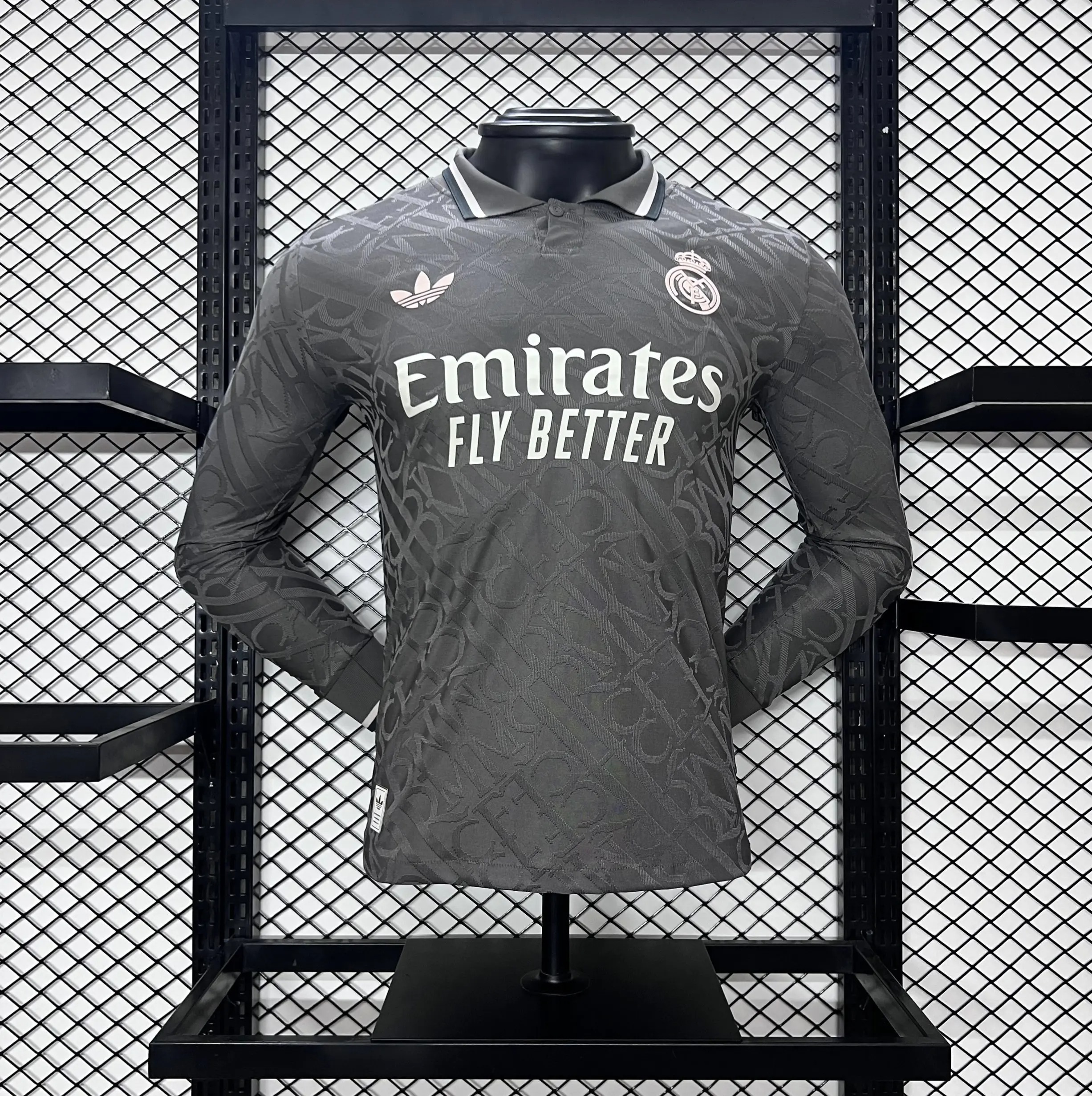 Real Madrid 24-25 Third Long Sleeve Jersey - Player Version - ReplicasJersey