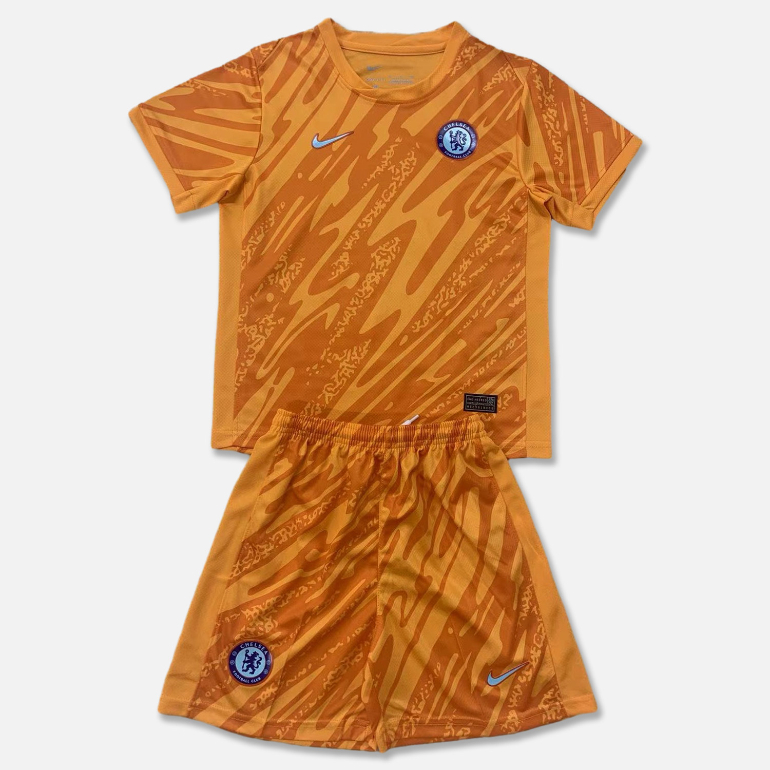 C.H.E.L.S.E.A 24-25 Orange Goalkeeper Kids Kit - ReplicasJersey