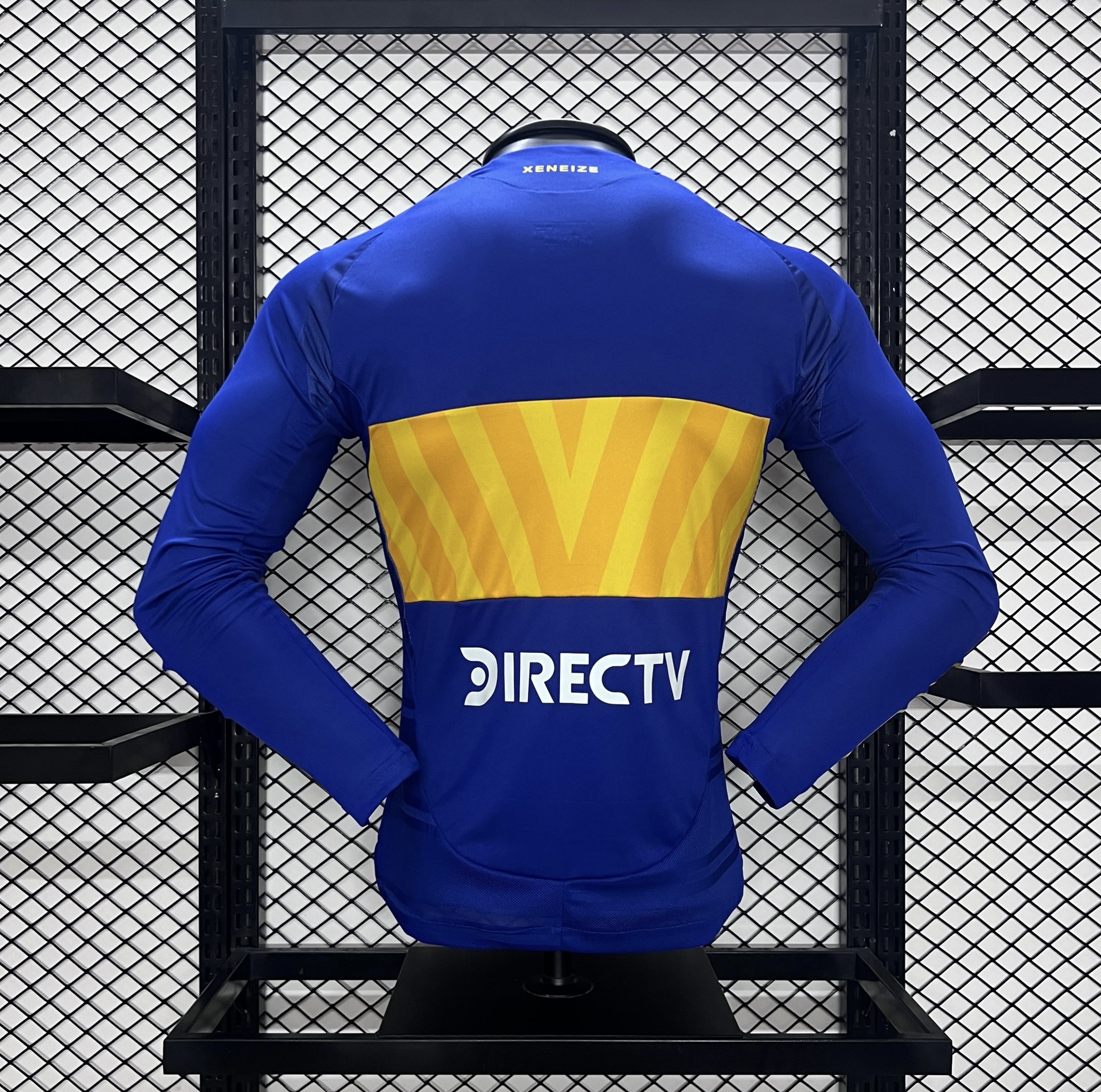 Boca Juniors 24-25 Home Long Sleeve Jersey - Player Version - ReplicasJersey