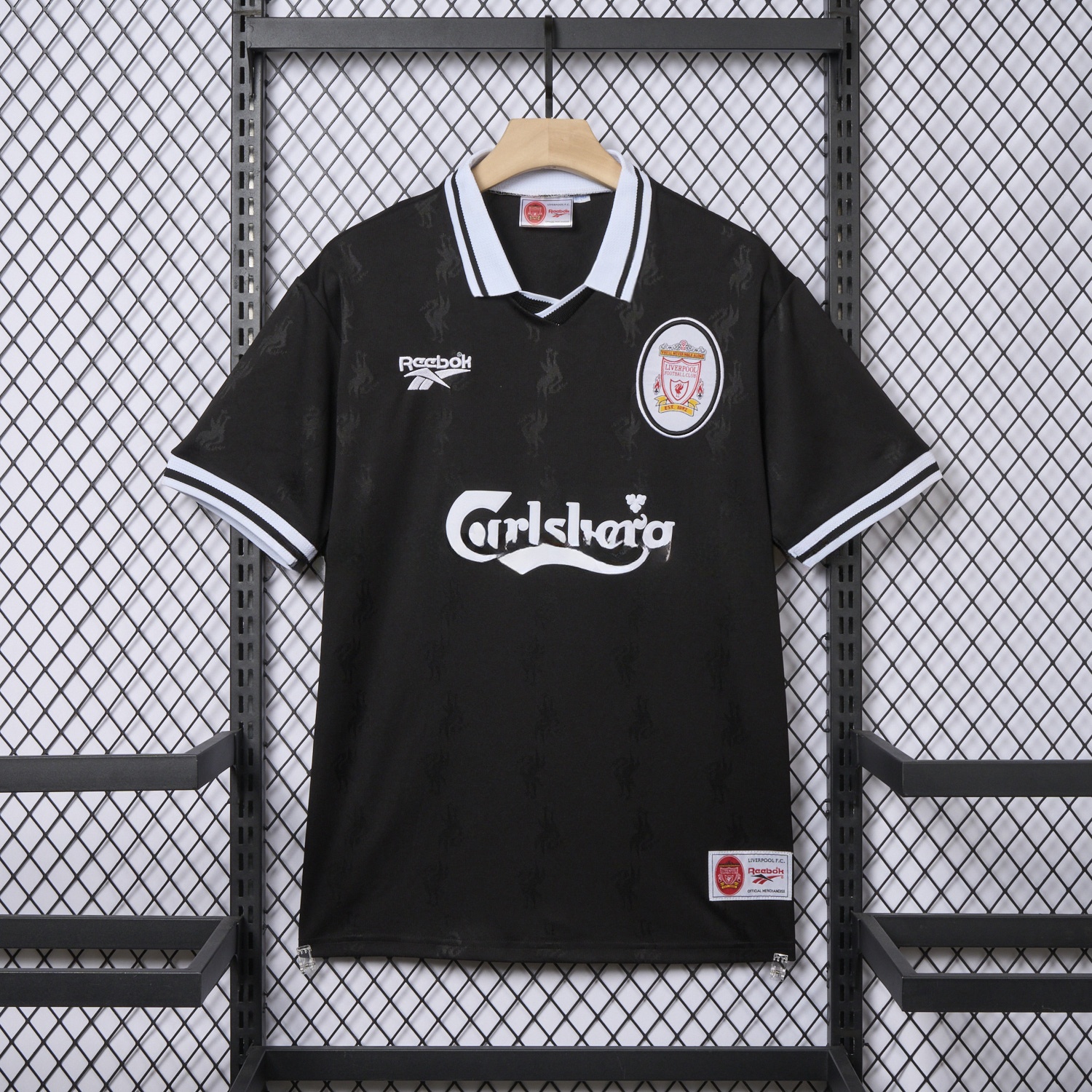 Retro Liver.pool 1996-97 Black Special Jersey - ReplicasJersey