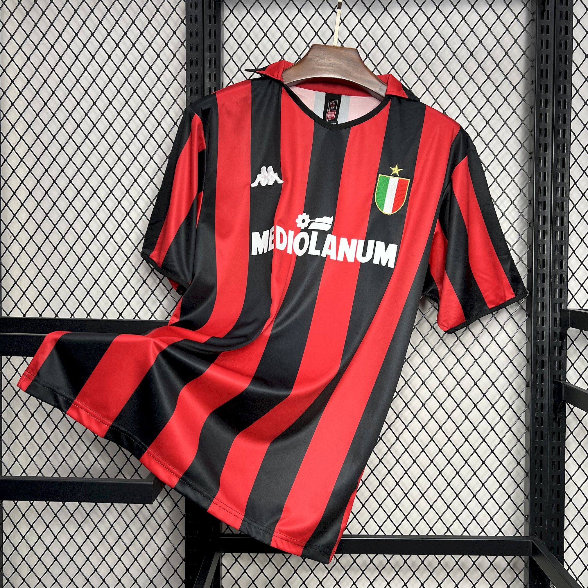 Retro AC Milan 1988-89 Home Jersey - ReplicasJersey