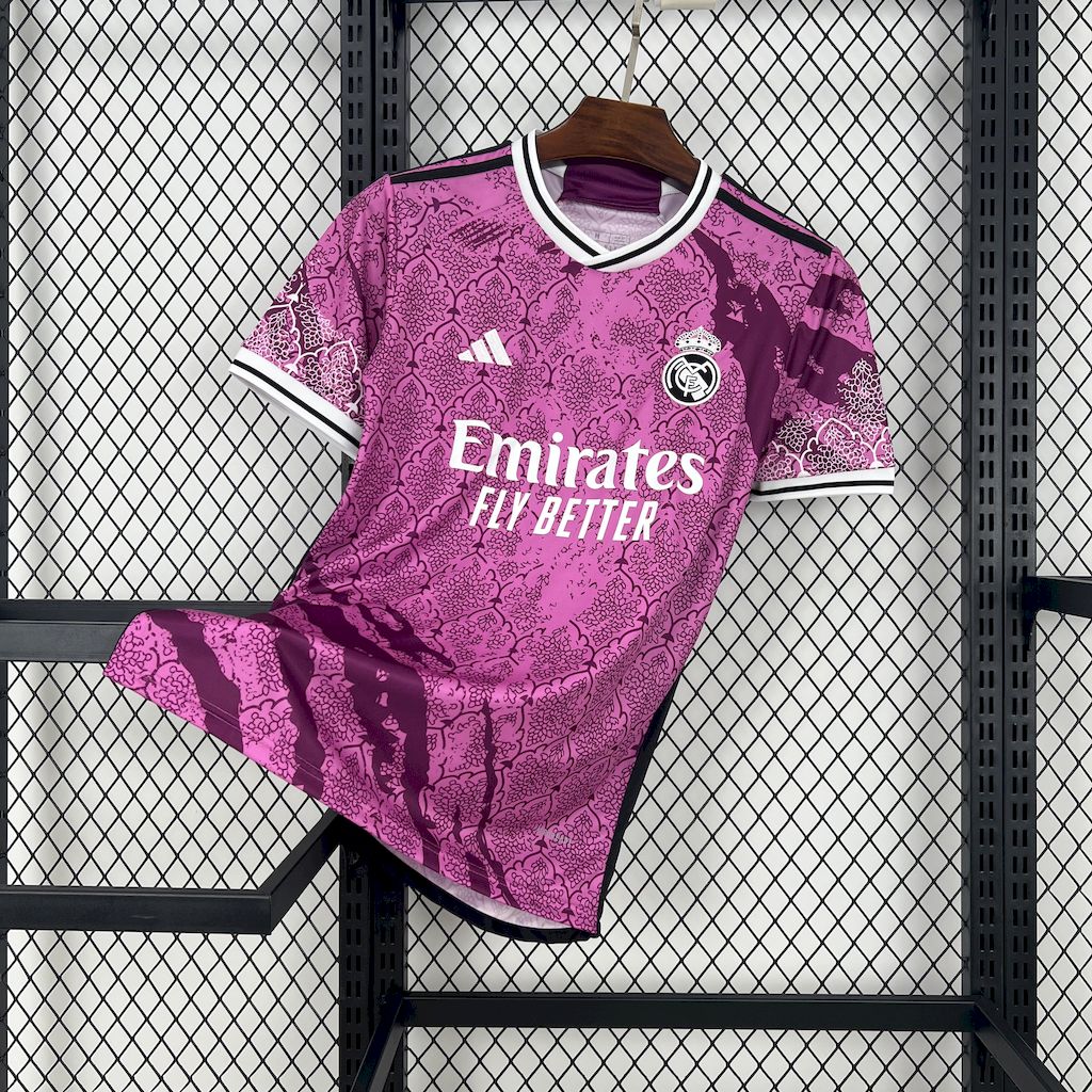 Real Madrid 24-25 Pink & Purple Special Edition Jersey - ReplicasJersey