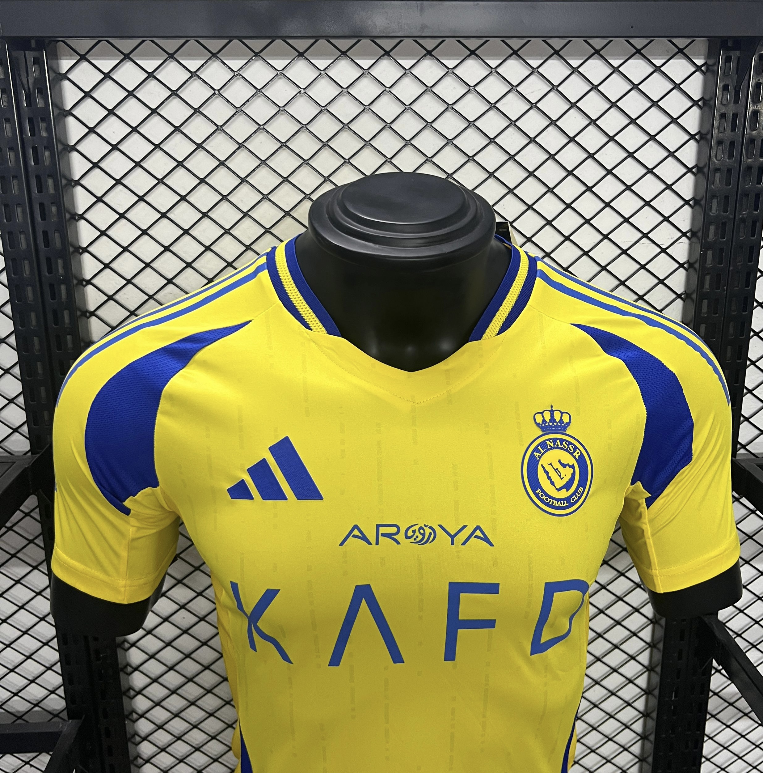Al Nassr Riyadh Victory 24-25 Home Stadium Jersey - Player Version - ReplicasJersey