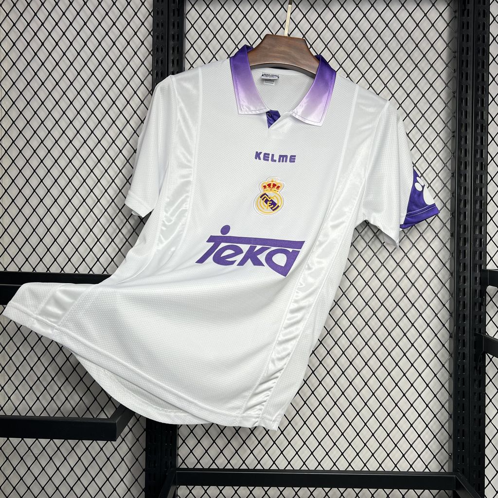 Retro Real Madrid 1997-98 Home Stadium Jersey - ReplicasJersey