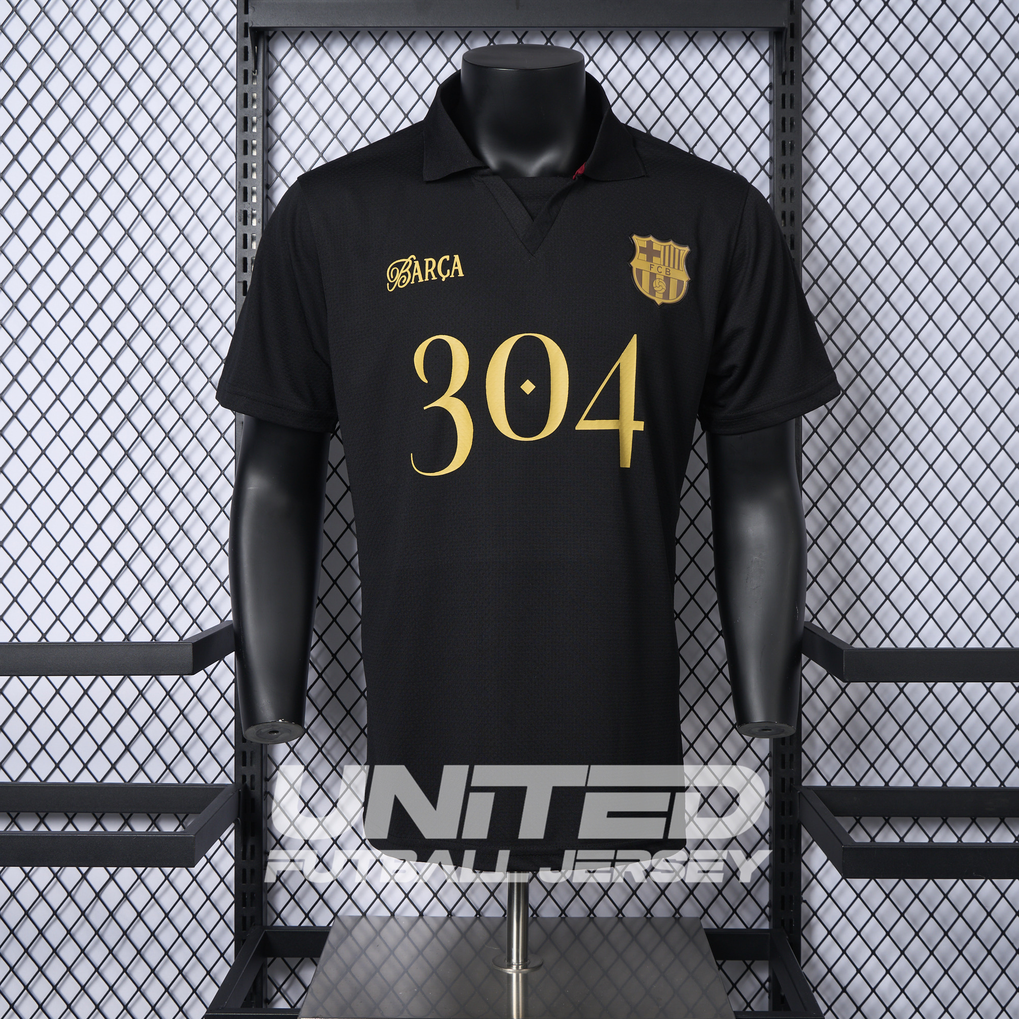 B.A.R.S.A 24-25 Yamal Anniversary Black Jersey - Player Version - ReplicasJersey