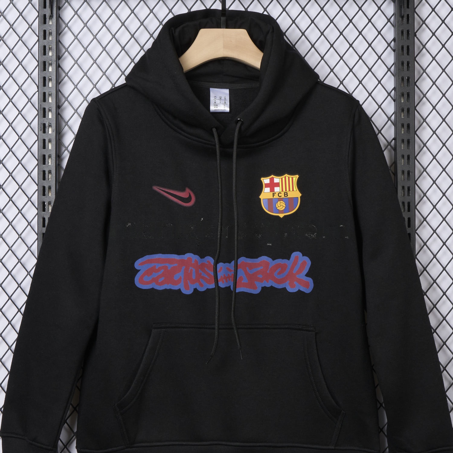 B.A.R.S.A x Travis Scott Black Unisex Pullover Hoodie - ReplicasJersey