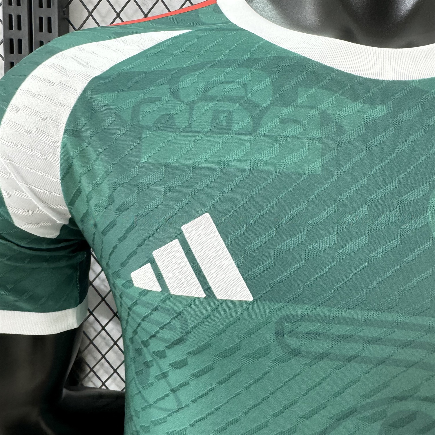 Mexico 25-26 Green Human Face Shaped Pattern Special Jersey - Player Version - ReplicasJersey