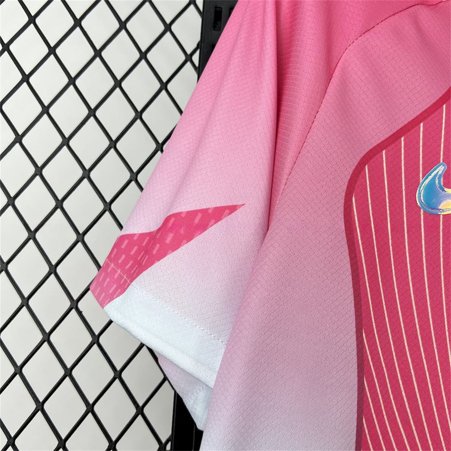 B.A.R.S.A 25-26 T90 White Lines Pink Gradient Special Jersey - Fans Version - ReplicasJersey