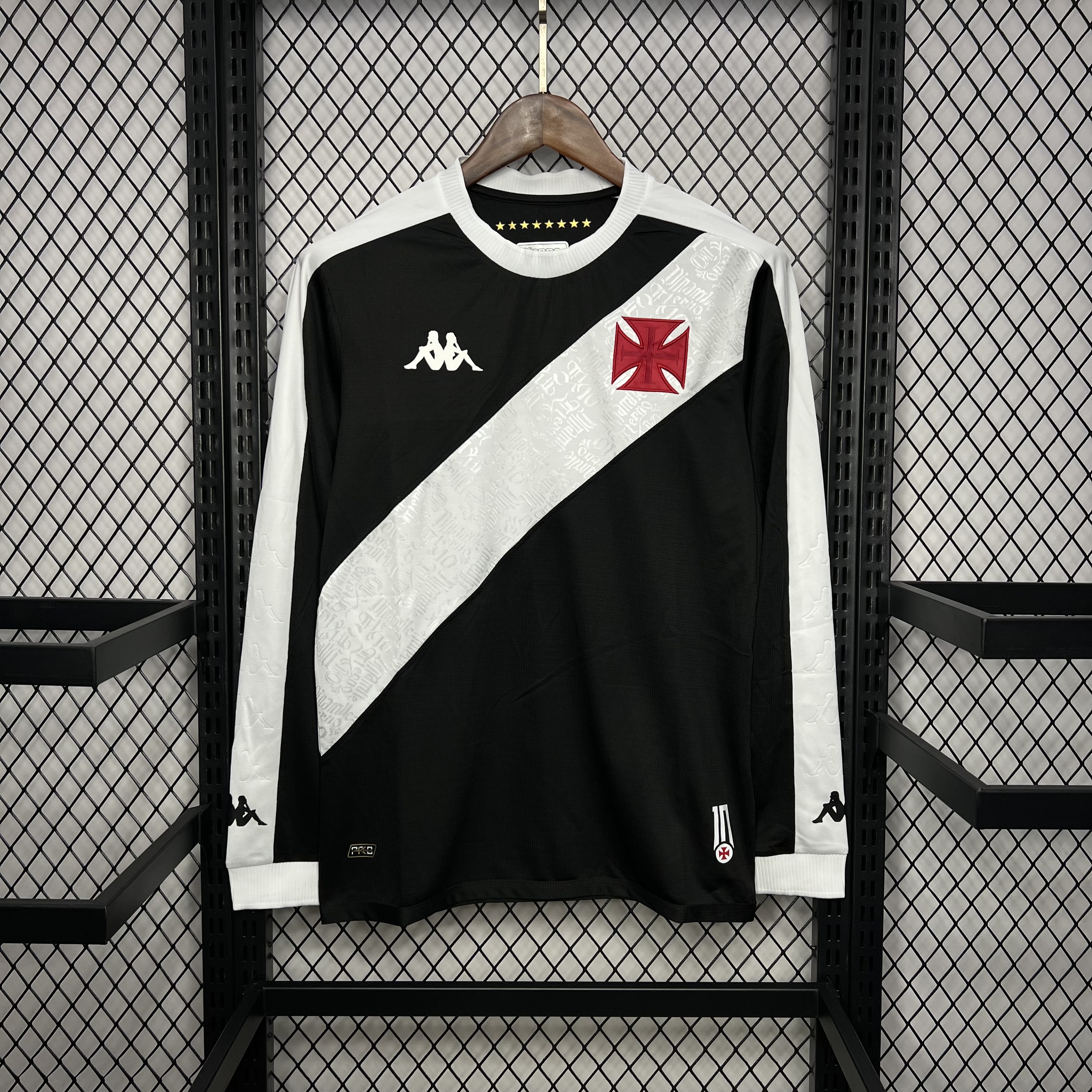 Vasco da Gama 24-25 Home Long Sleeve Jersey - Fans Version - ReplicasJersey