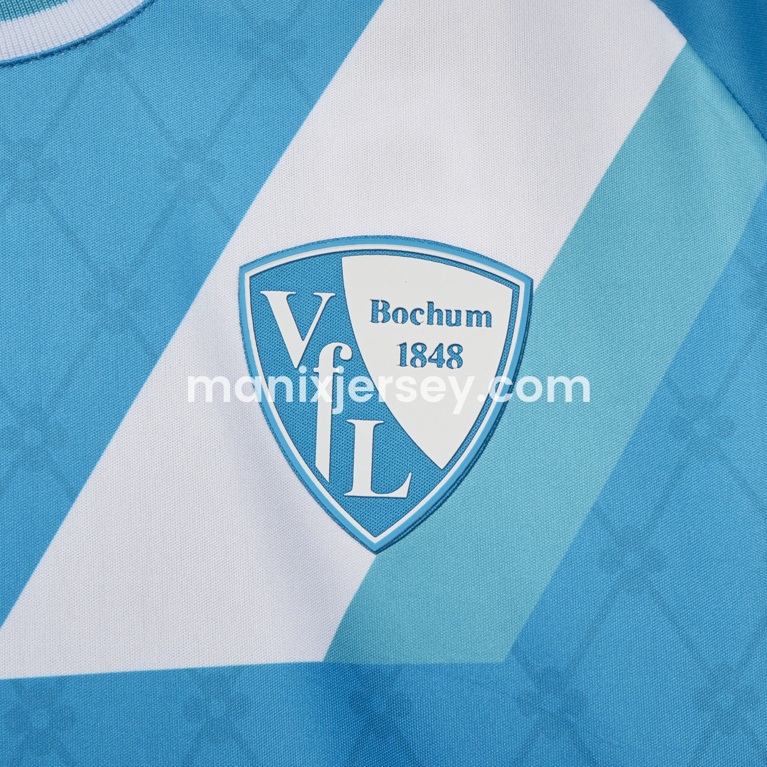 Bochum 24-25 White Slanted Stripe Special Jersey - Fans Version - ReplicasJersey
