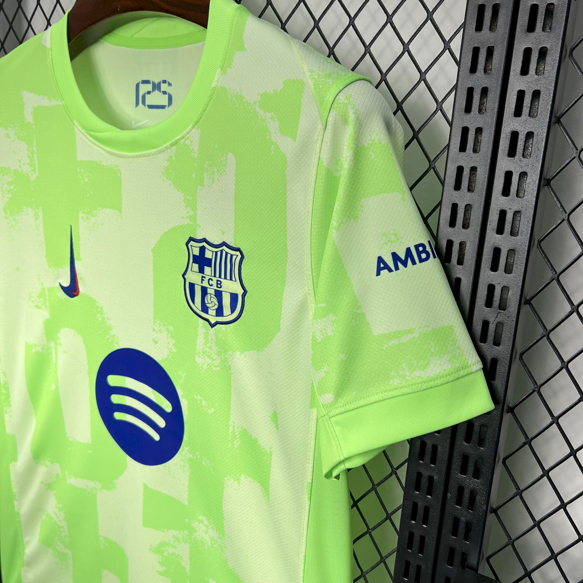 B.A.R.S.A 24-25 Third Jersey with Big Logo - Fans Version - ReplicasJersey