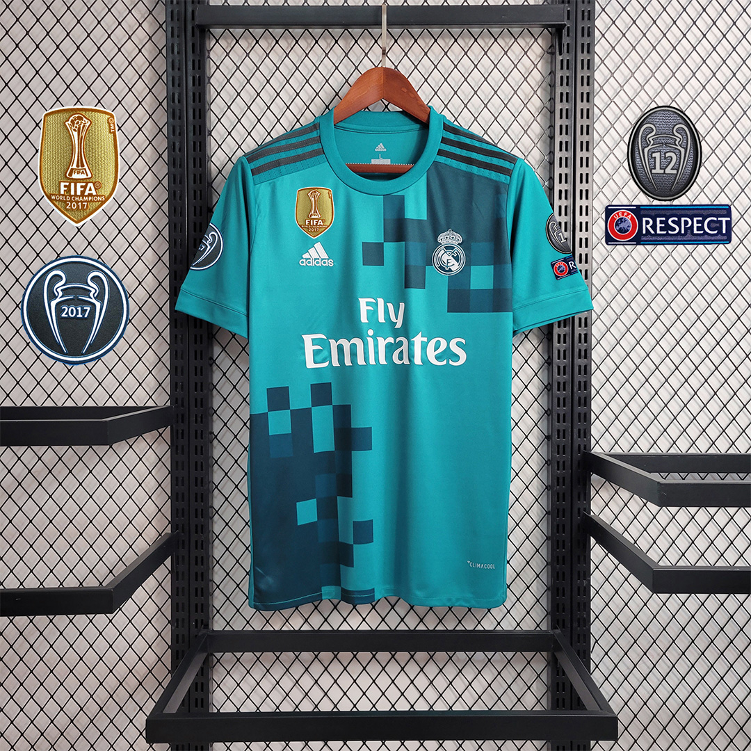 Retro Real Madrid 17-18 Third Jersey - ReplicasJersey