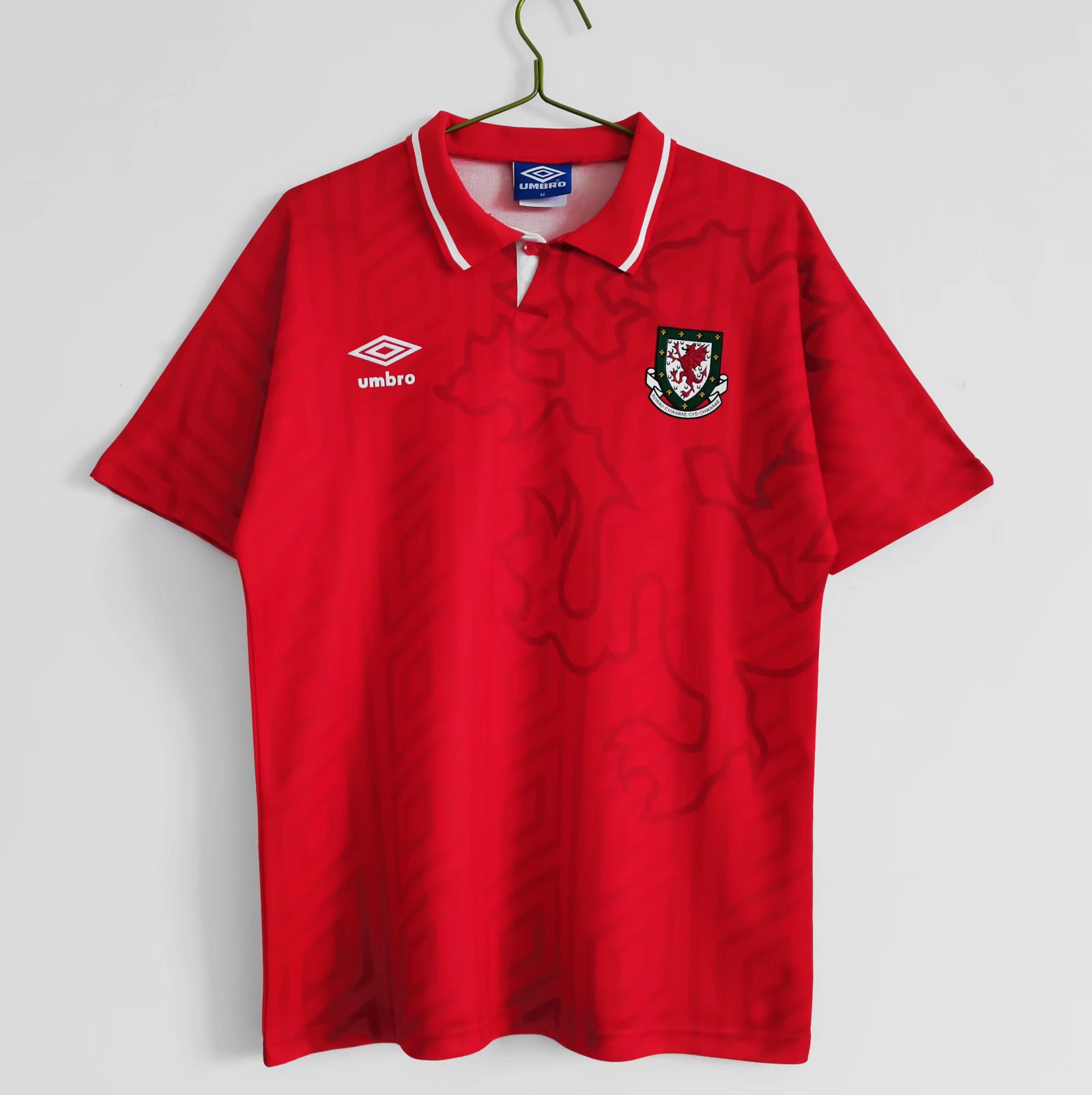 Retro Wales 1992 Home Stadium Jersey - ReplicasJersey