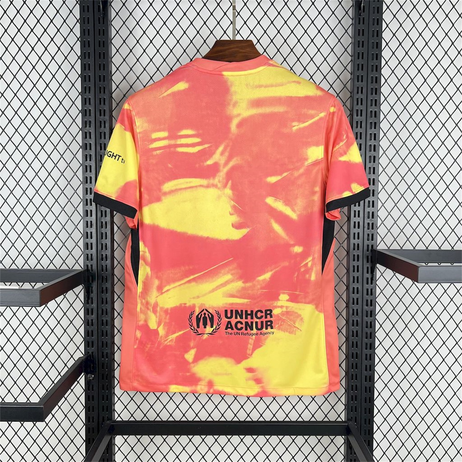 B.A.R.S.A 25-26 Yellow and Orange Camouflage Jersey - Fans Version - ReplicasJersey